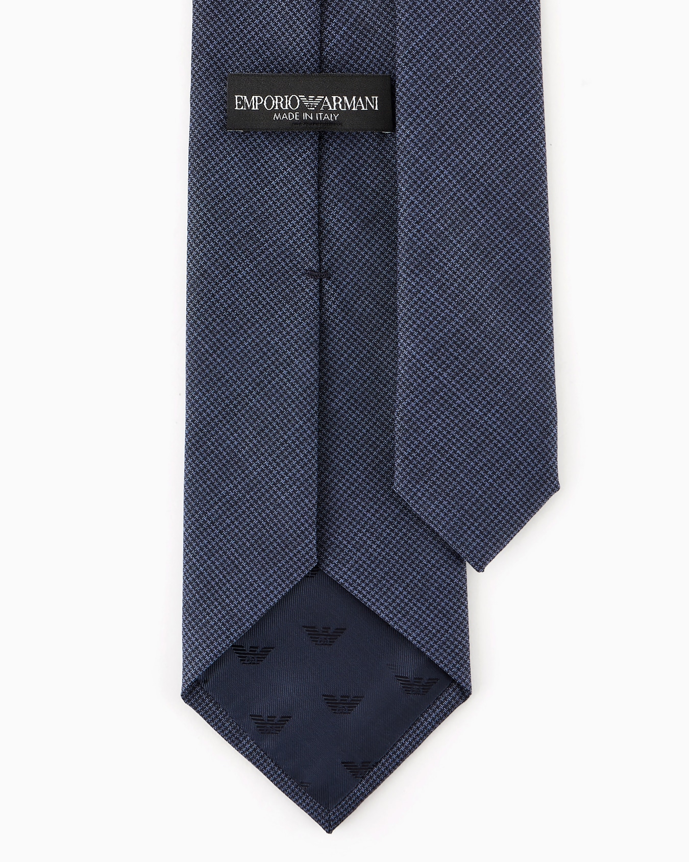 Cravatta in lana jacquard micro pied de poule Slide 1