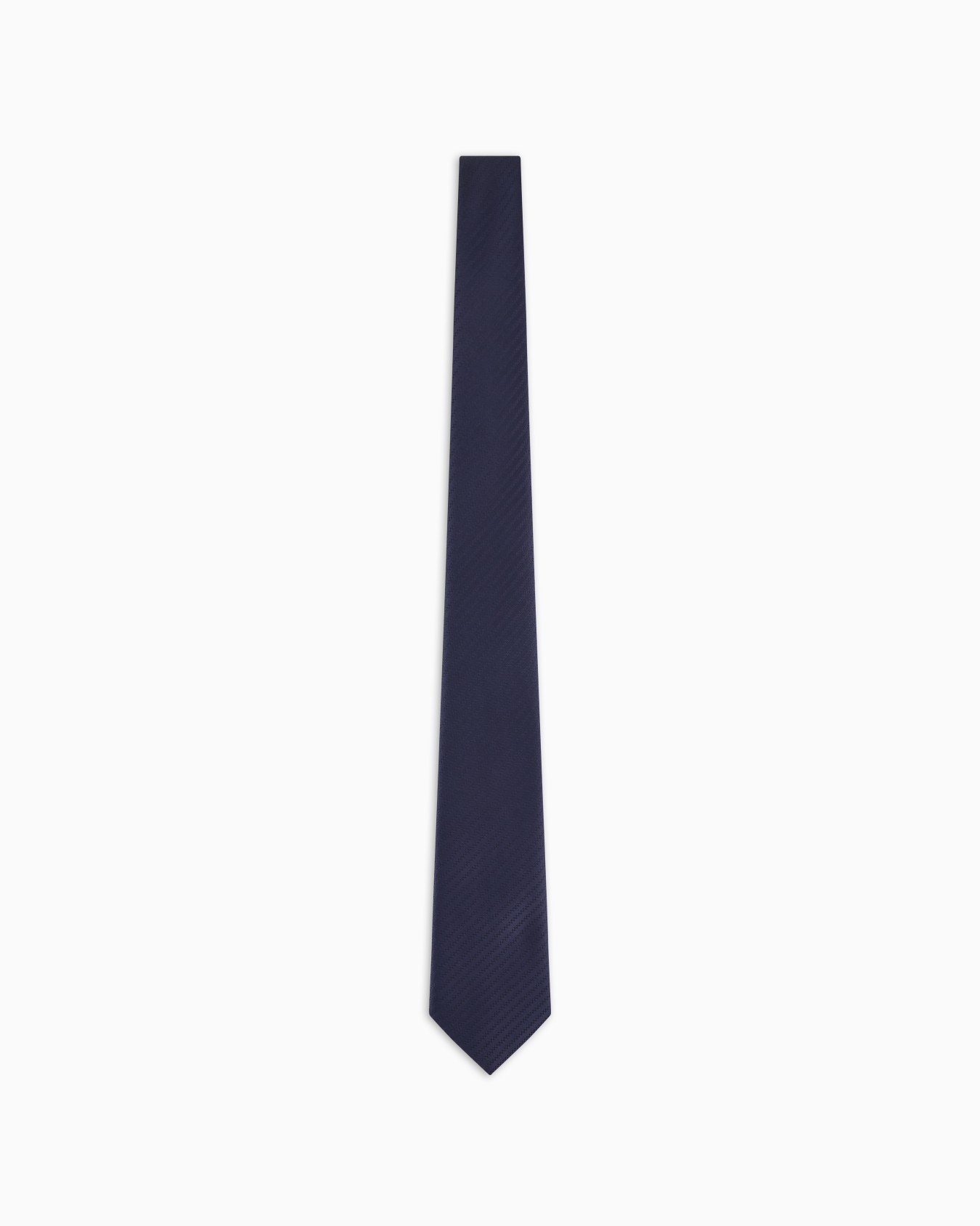 Corbata de seda pura con micromotivo de jacquard Diapositiva 0