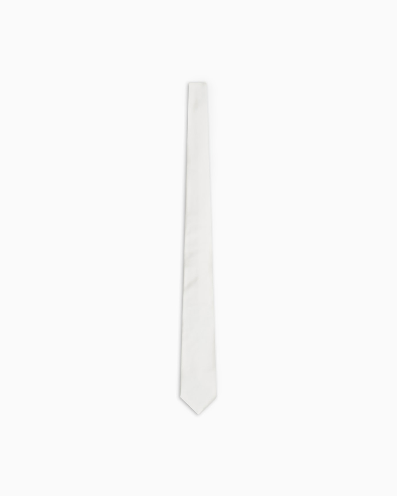 Pure silk tie with jacquard micro-motif Slide 0