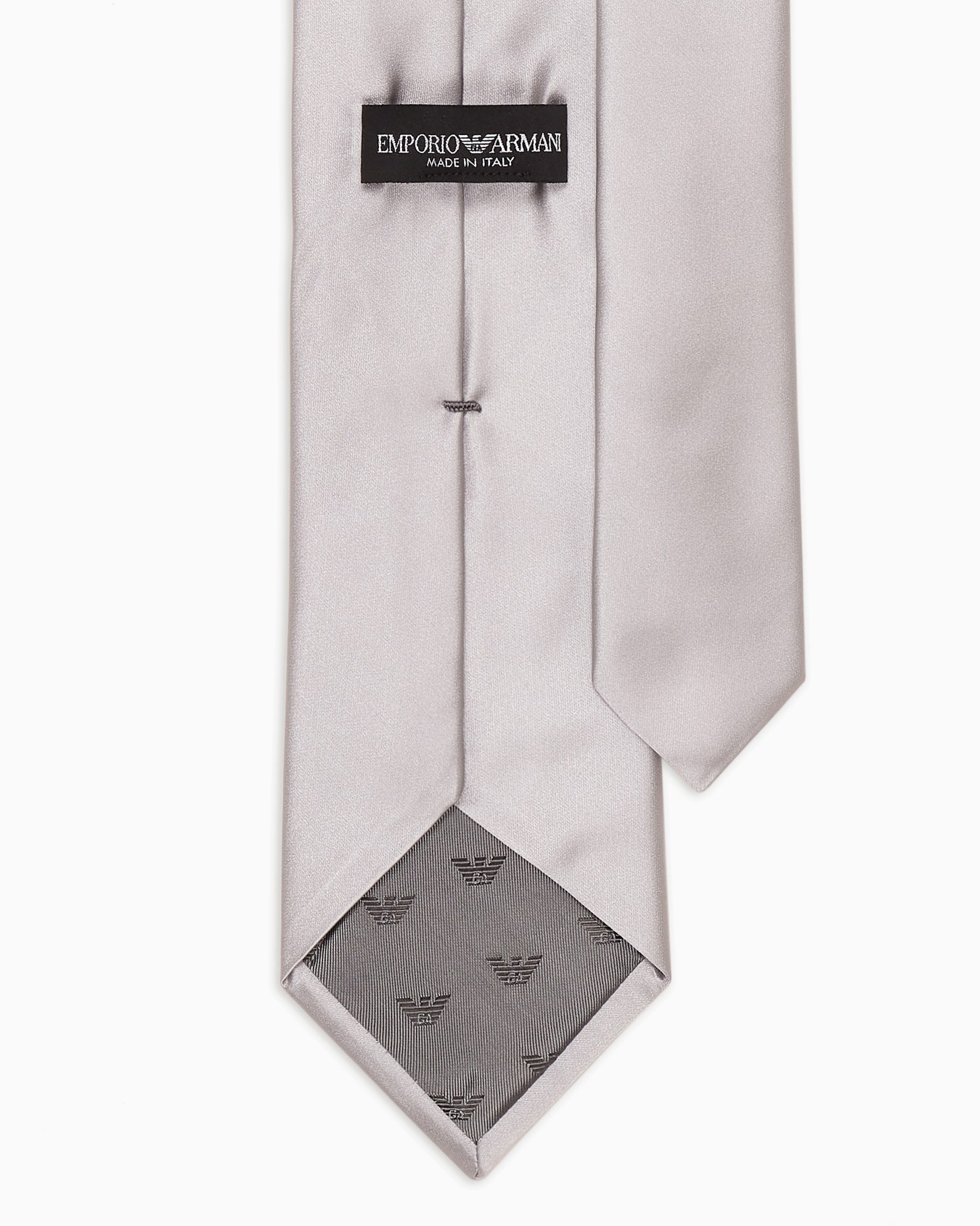 Corbata de seda pura con micromotivo de jacquard Diapositiva 1