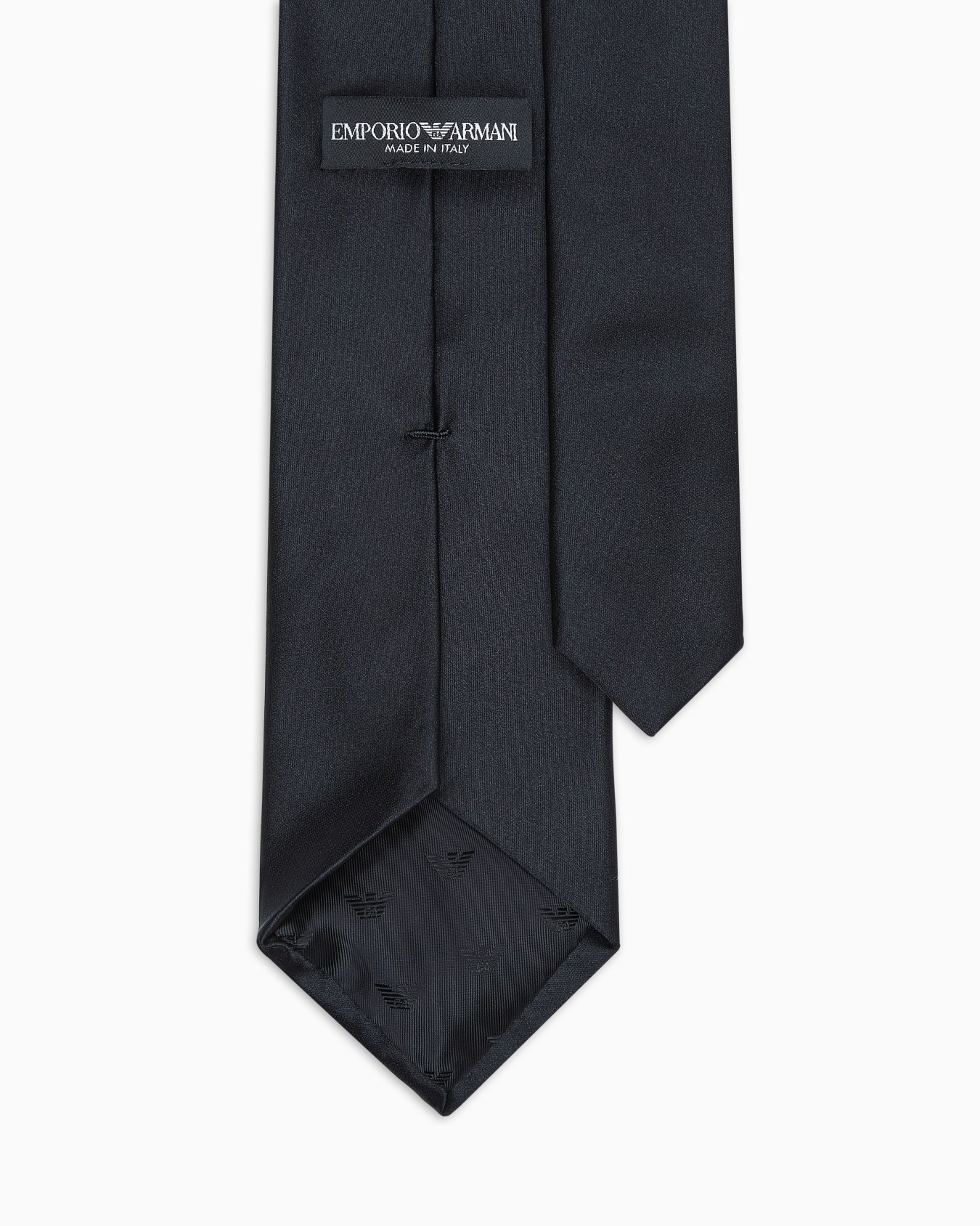 Krawatte aus reiner Seide mit kleinem Jacquard-Motiv Folie 1