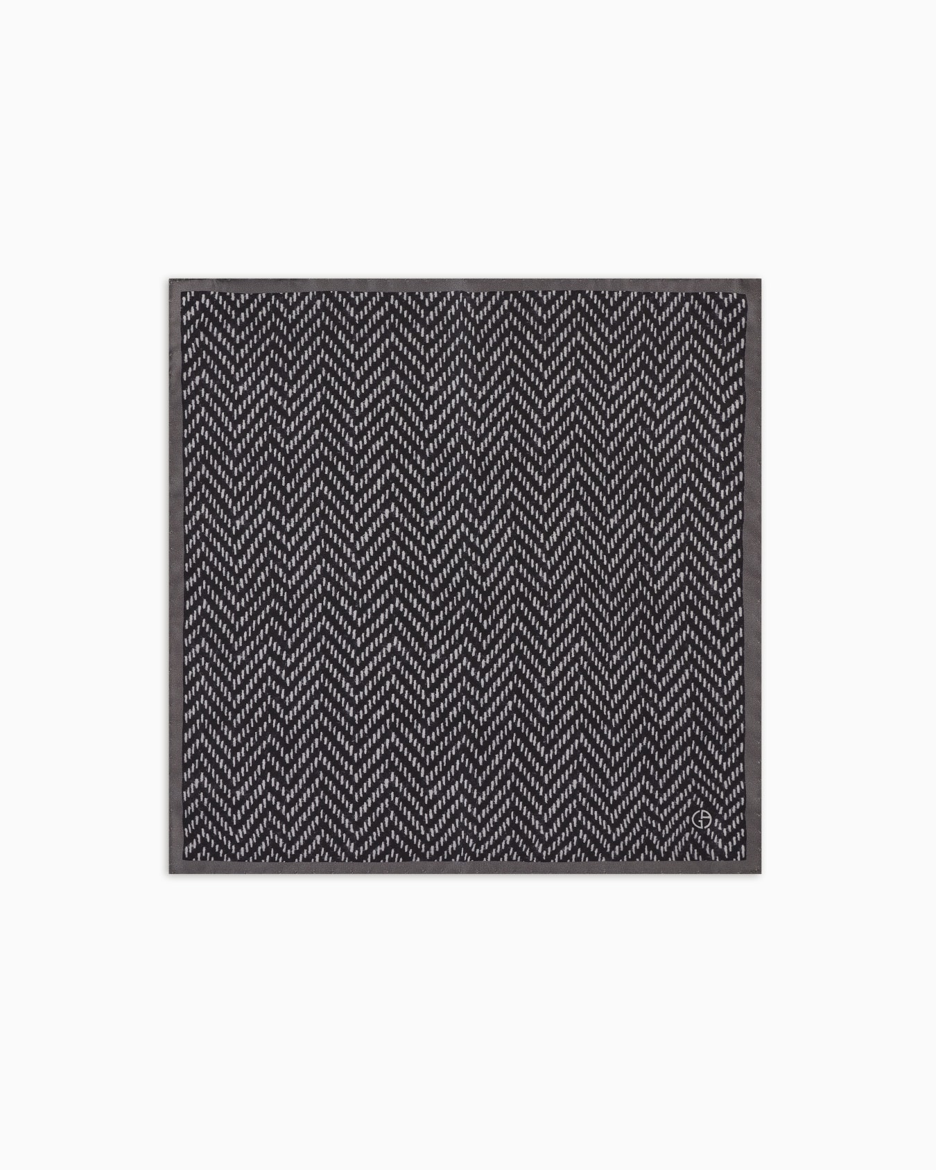 Pochette de costume en soie imprimée ASV Diapositive 0