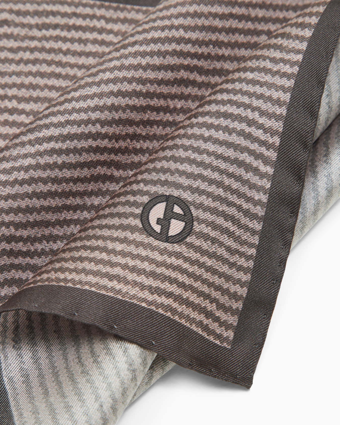 ASV printed silk pocket square Slide 1