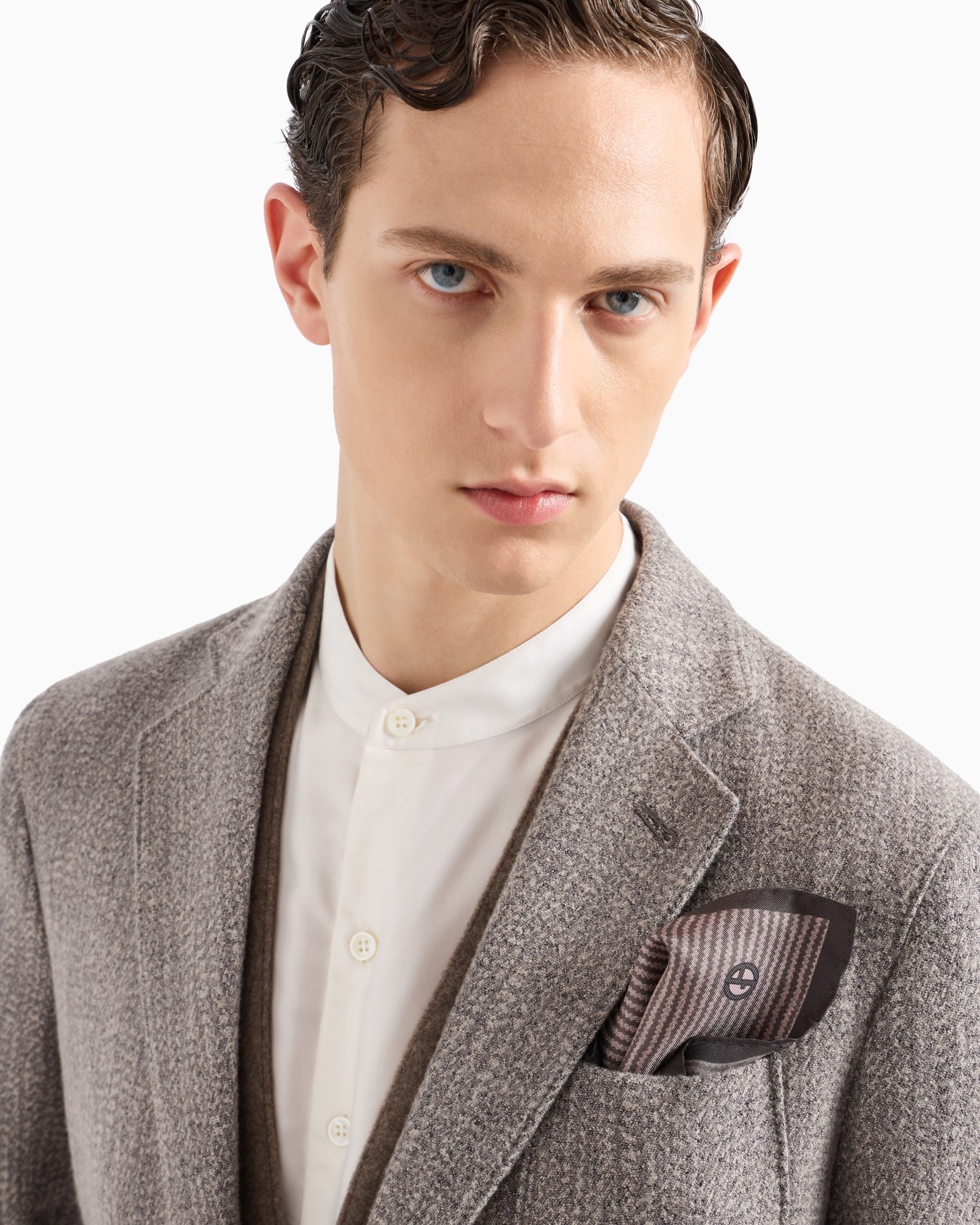 ASV printed silk pocket square Slide 2