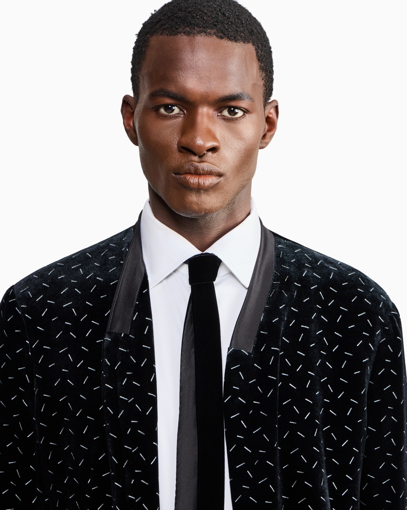 Giorgio's viscose and cupro jacquard tie Slide 2