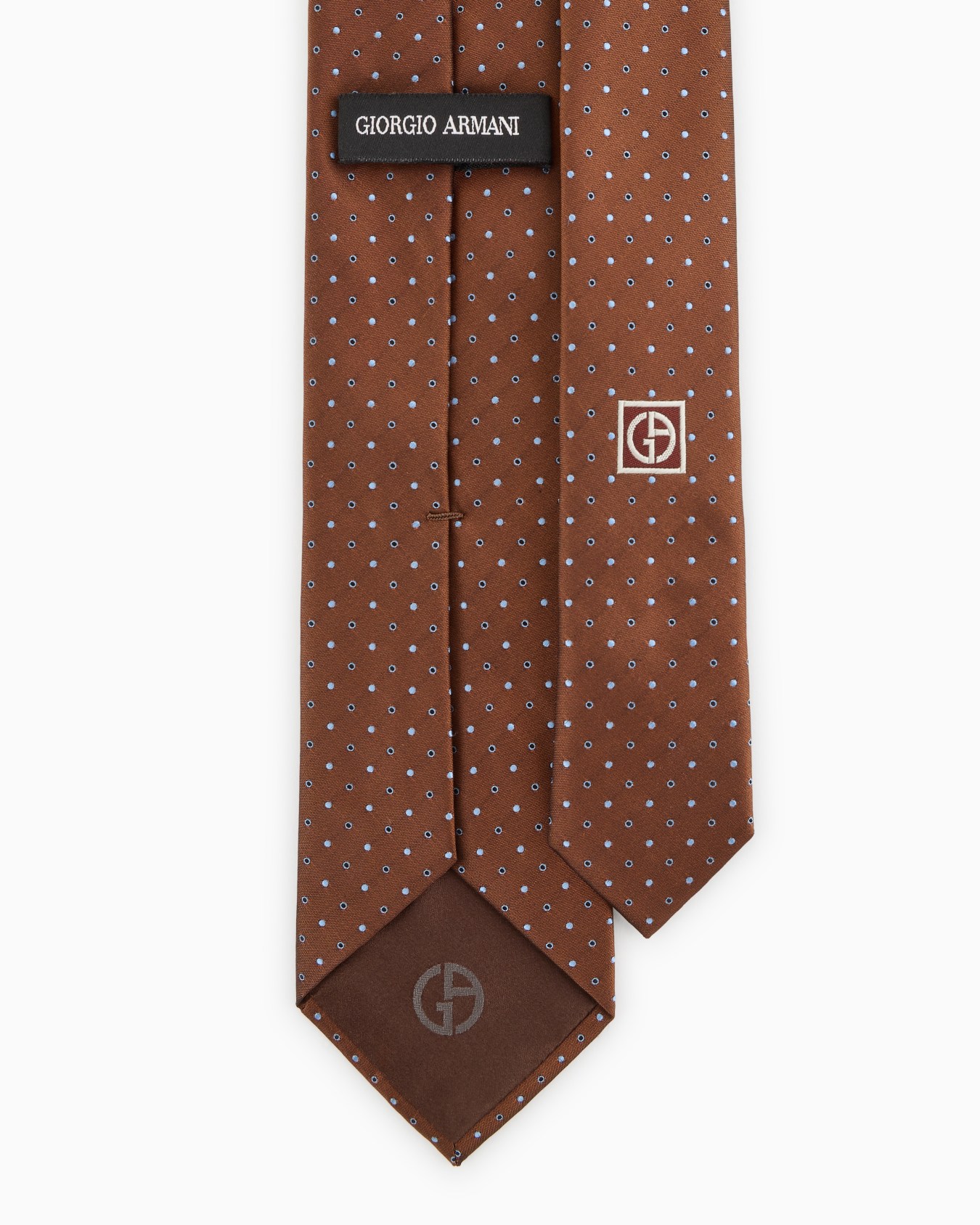 Krawatte Seiden-Jacquard mit Mikro-Punkten Folie 1
