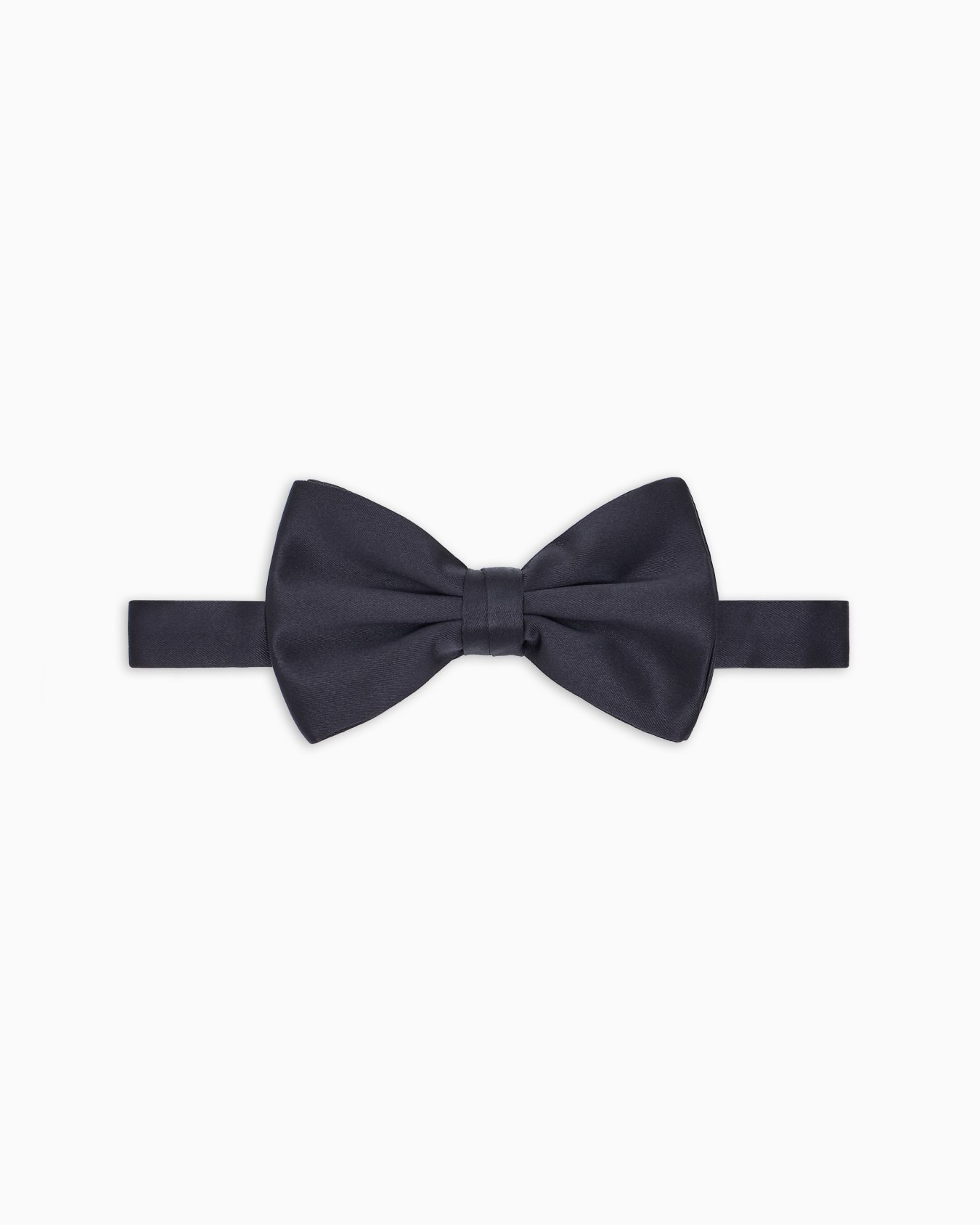 Grand nœud papillon noué en pure soie Diapositive 0
