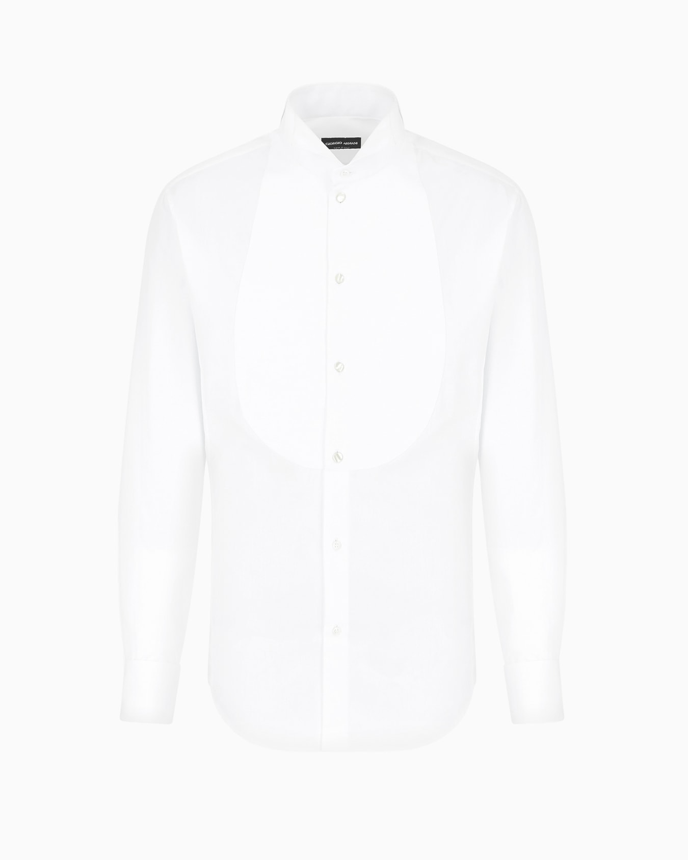 Icon tuxedo shirt in cotton poplin Slide 0
