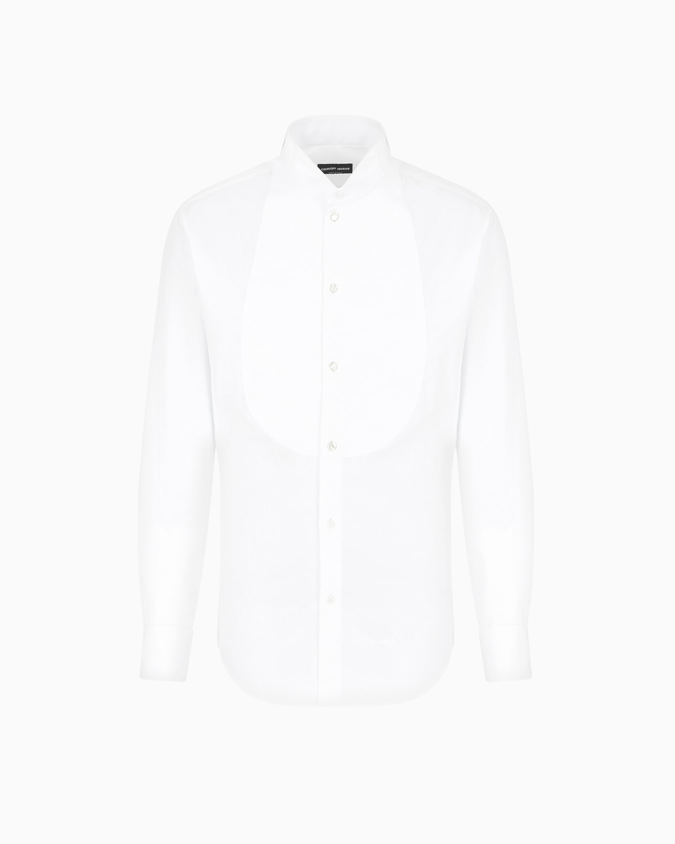 Icon tuxedo shirt in cotton poplin Slide 0
