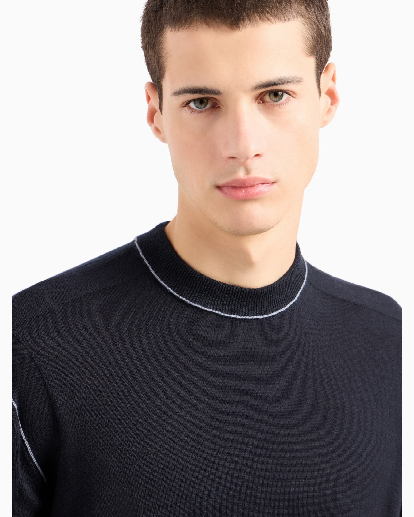 Plain-knit wool jumper Slide 4