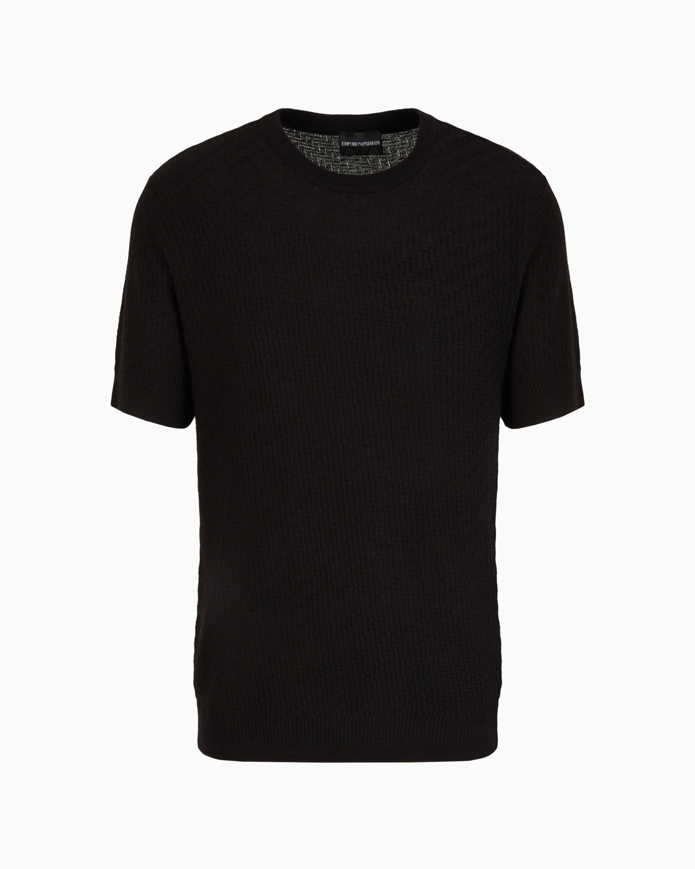 ASV ウール／リヨセル混紡セーター フロント＆バックプレーンニット スライドする 0