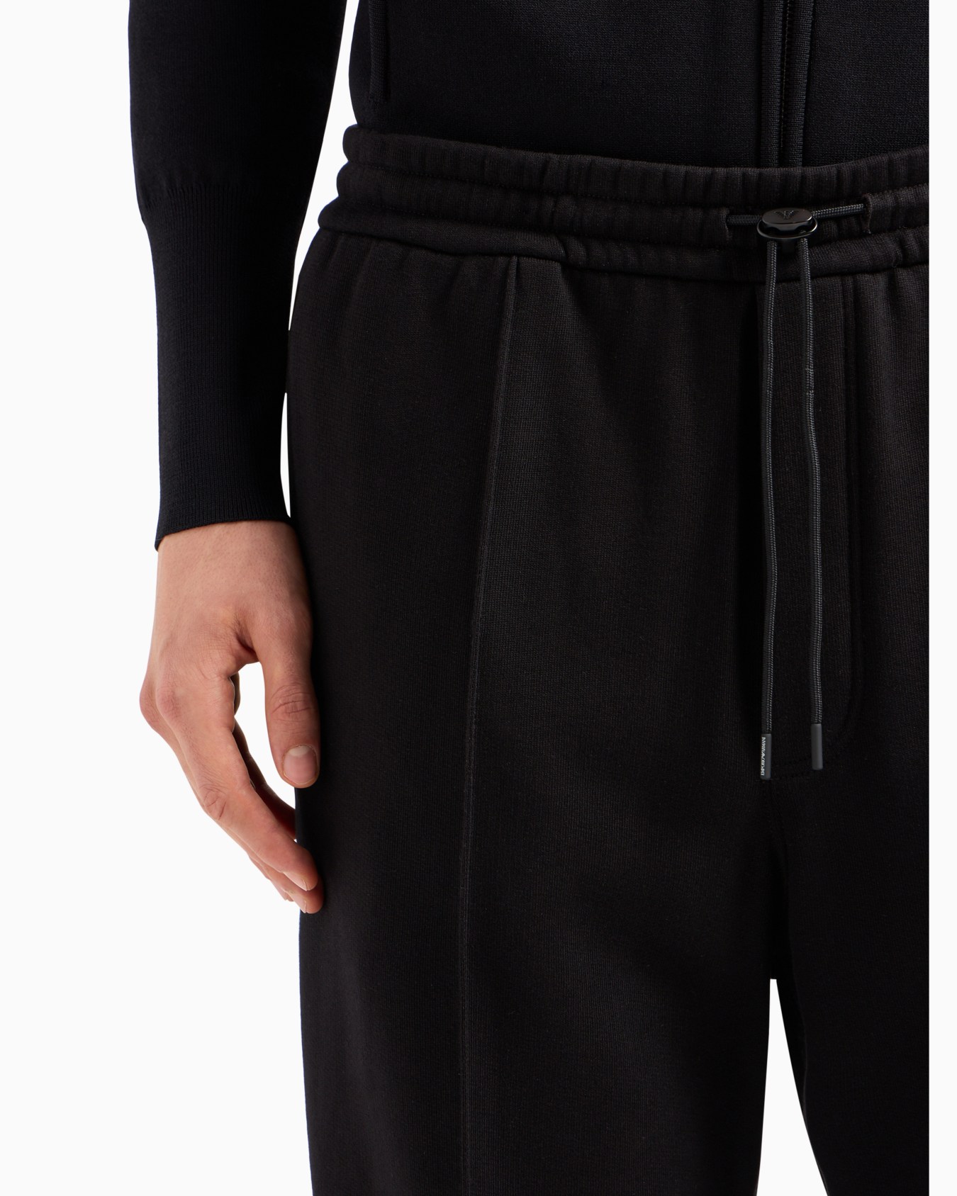 Soft-touch jersey joggers with ribbing Diapositiva 4
