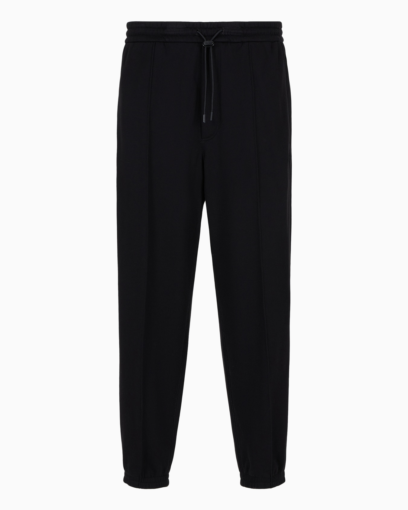 Soft-touch jersey joggers with ribbing Diapositiva 0