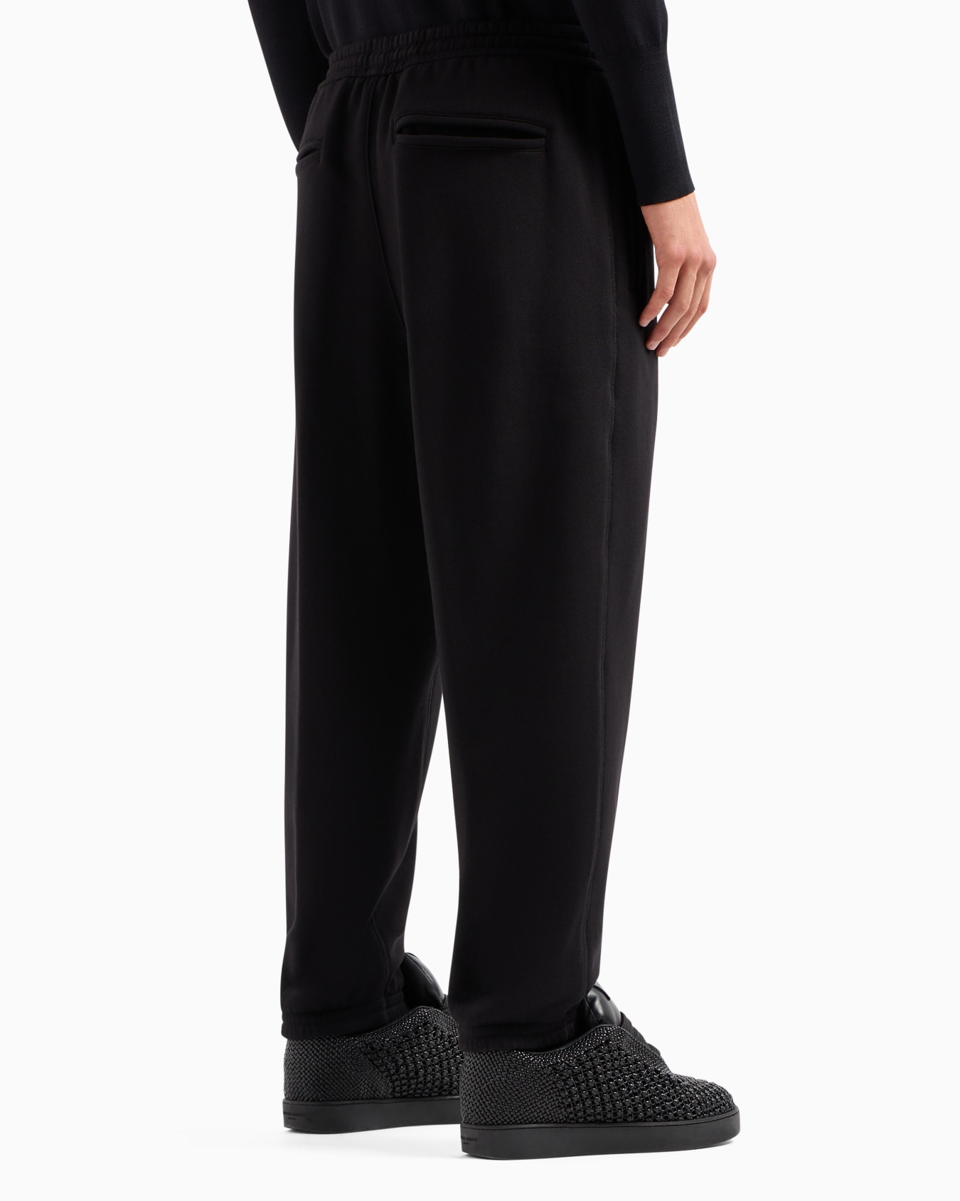 Soft-touch jersey joggers with ribbing Diapositiva 2