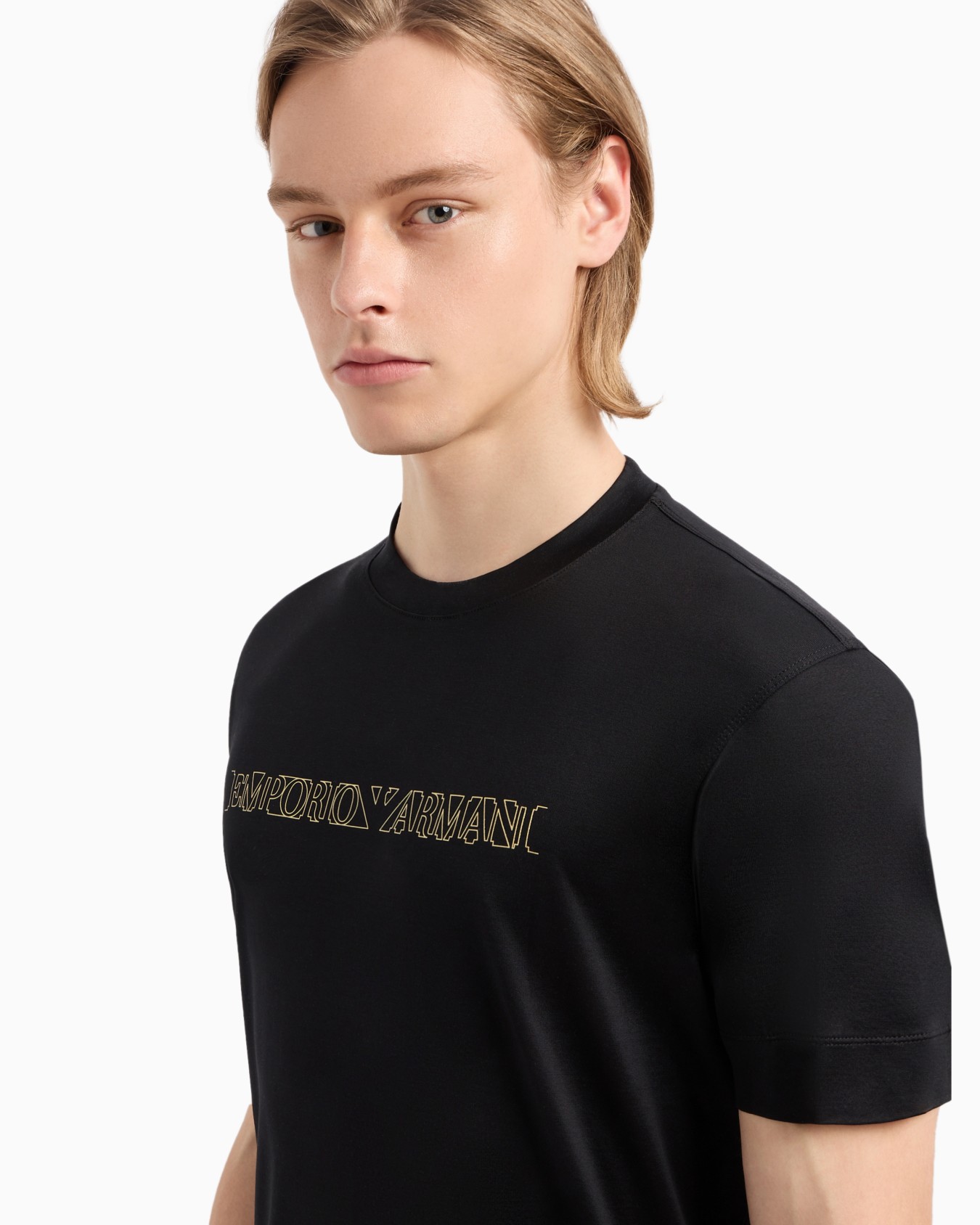 ASV Lyocell-blend jersey T-shirt with a Ramadan capsule collection logo print Slide 4