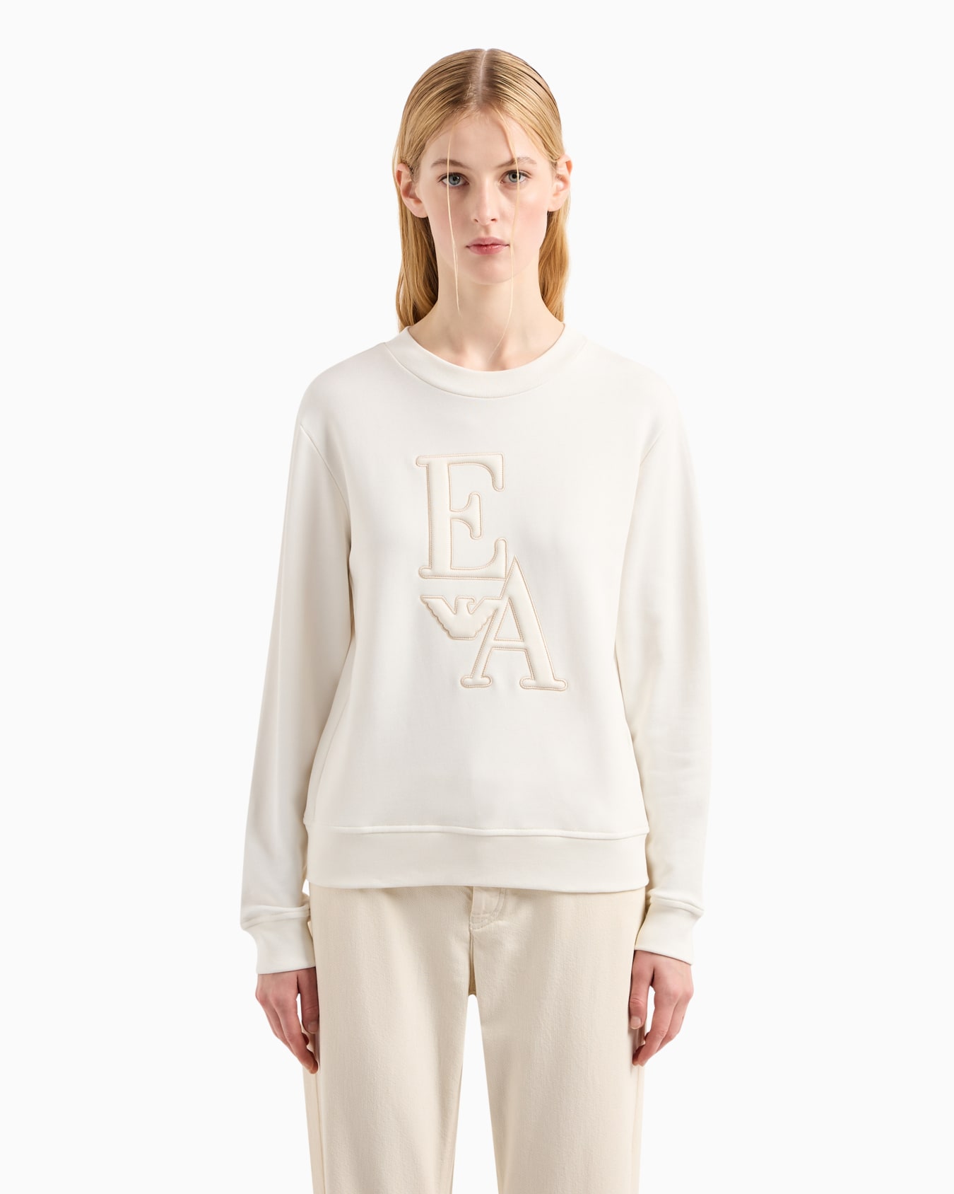 ASV crew-neck sweatshirt with logo Slide 1