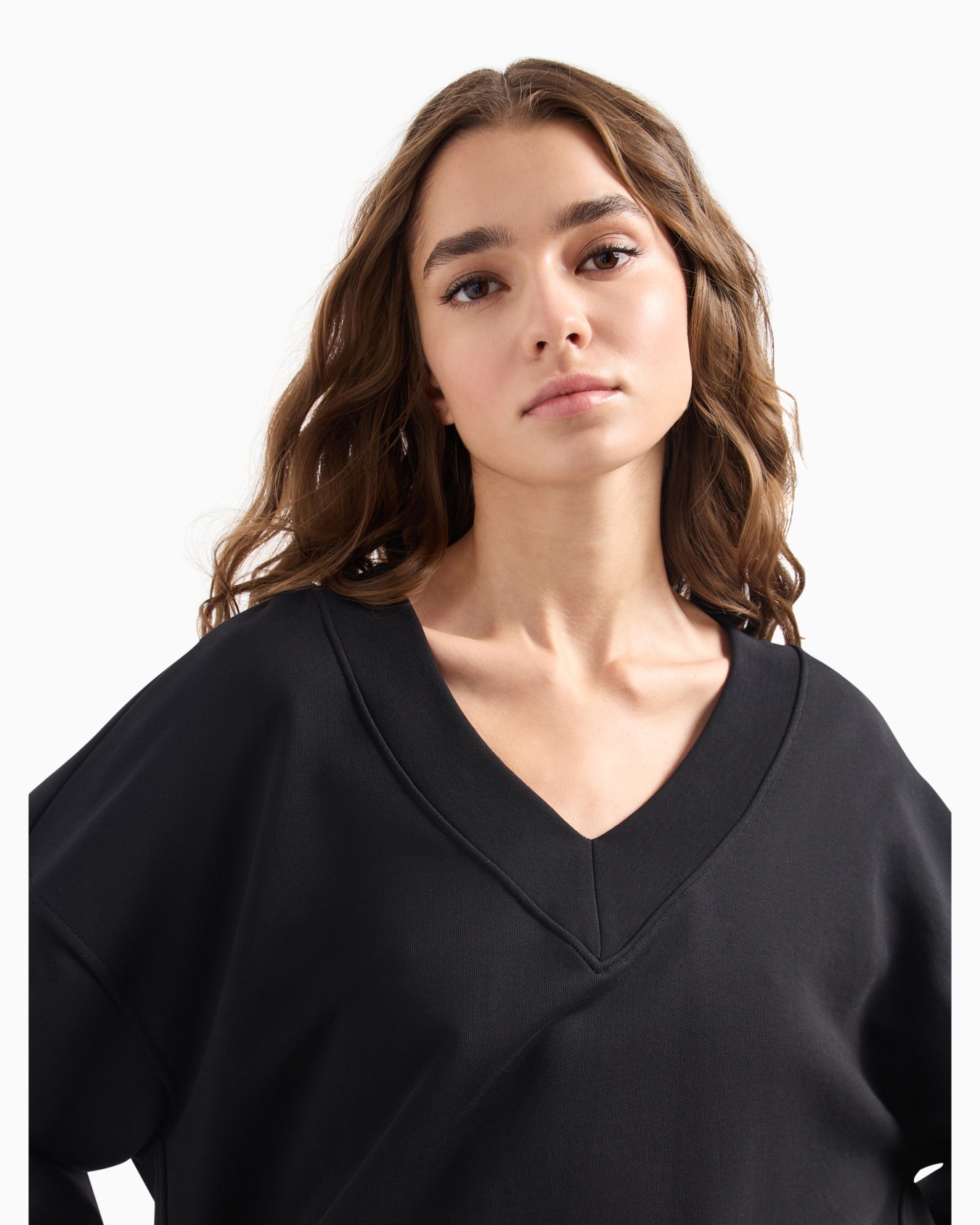 ASV organic French terry V-neck sweatshirt Diapositiva 5