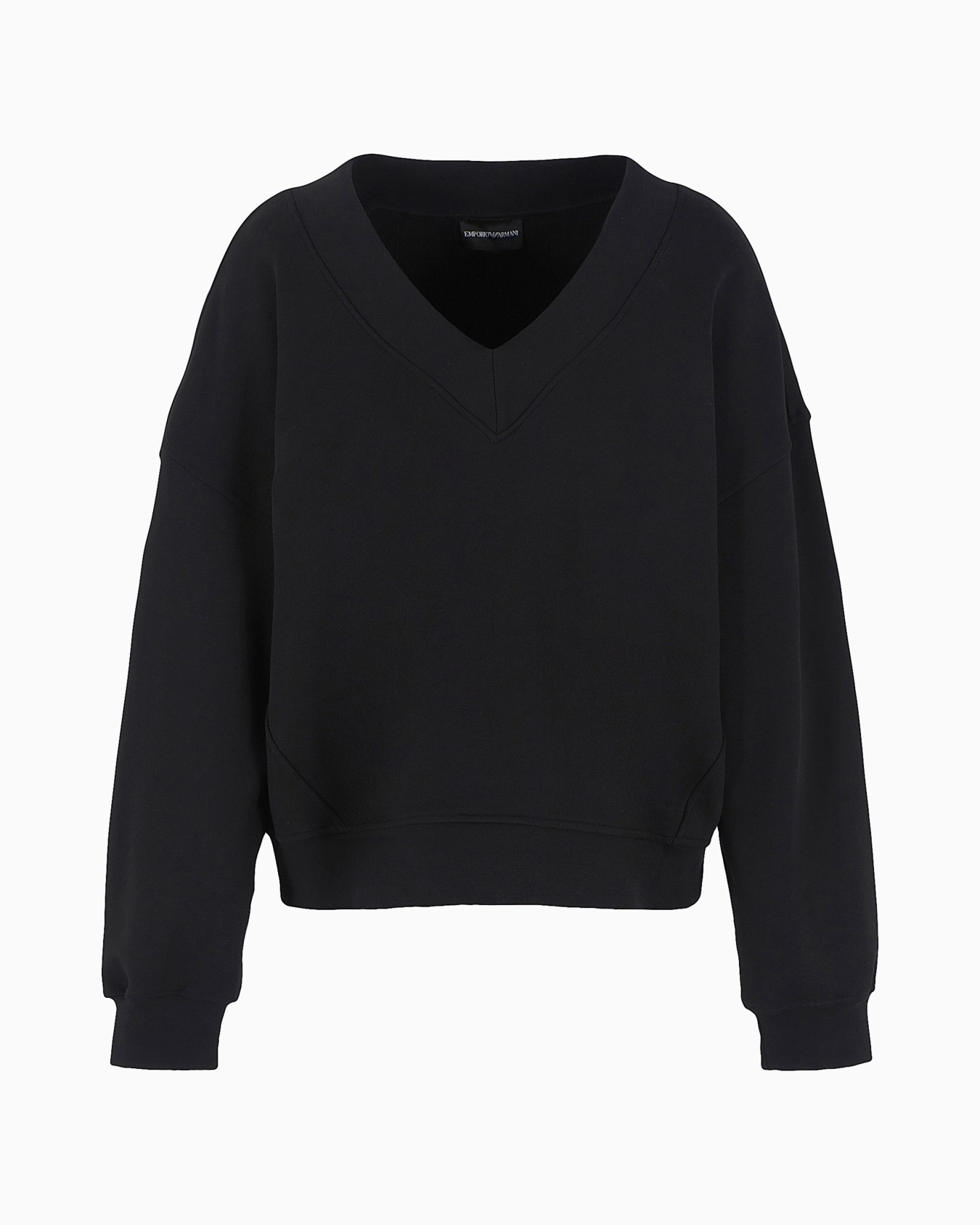 ASV organic French terry V-neck sweatshirt Diapositiva 0