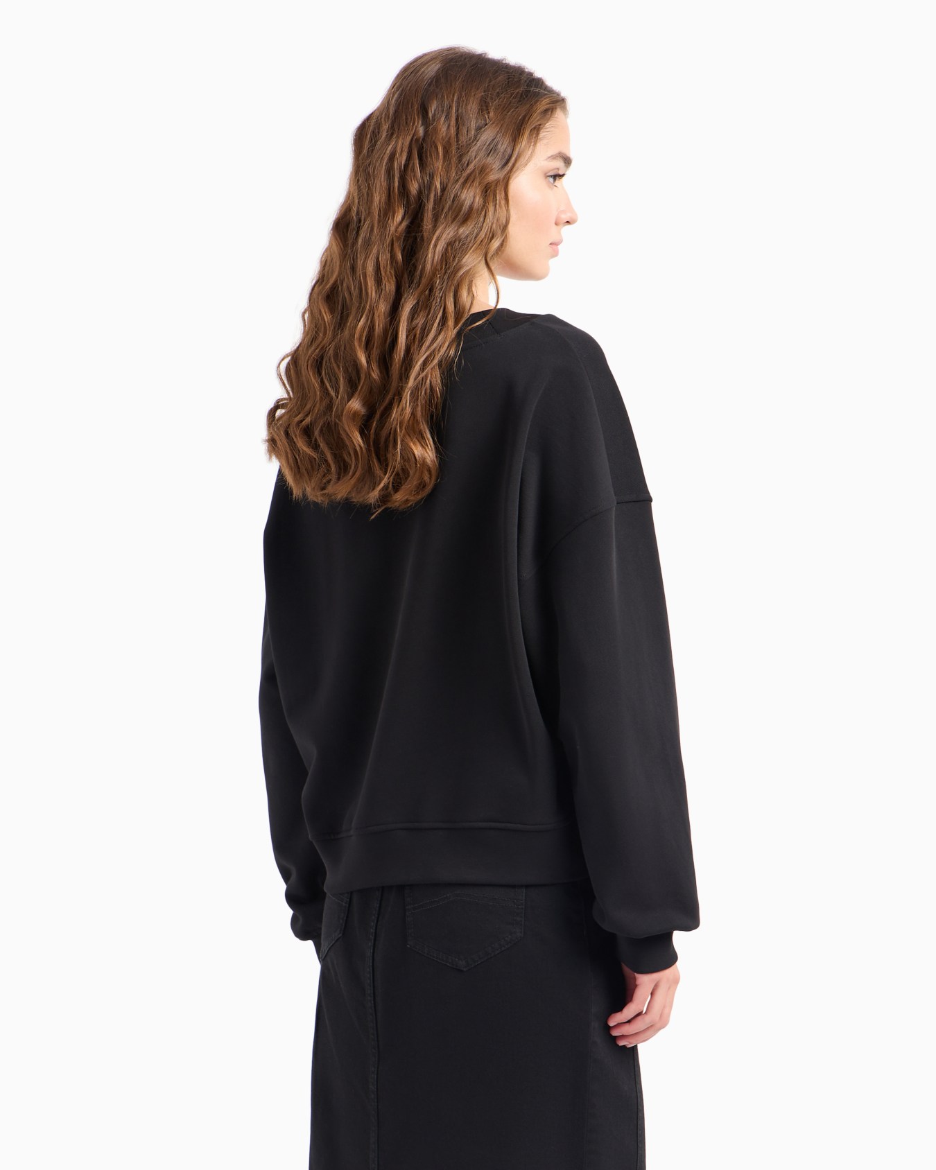 ASV organic French terry V-neck sweatshirt Diapositiva 2