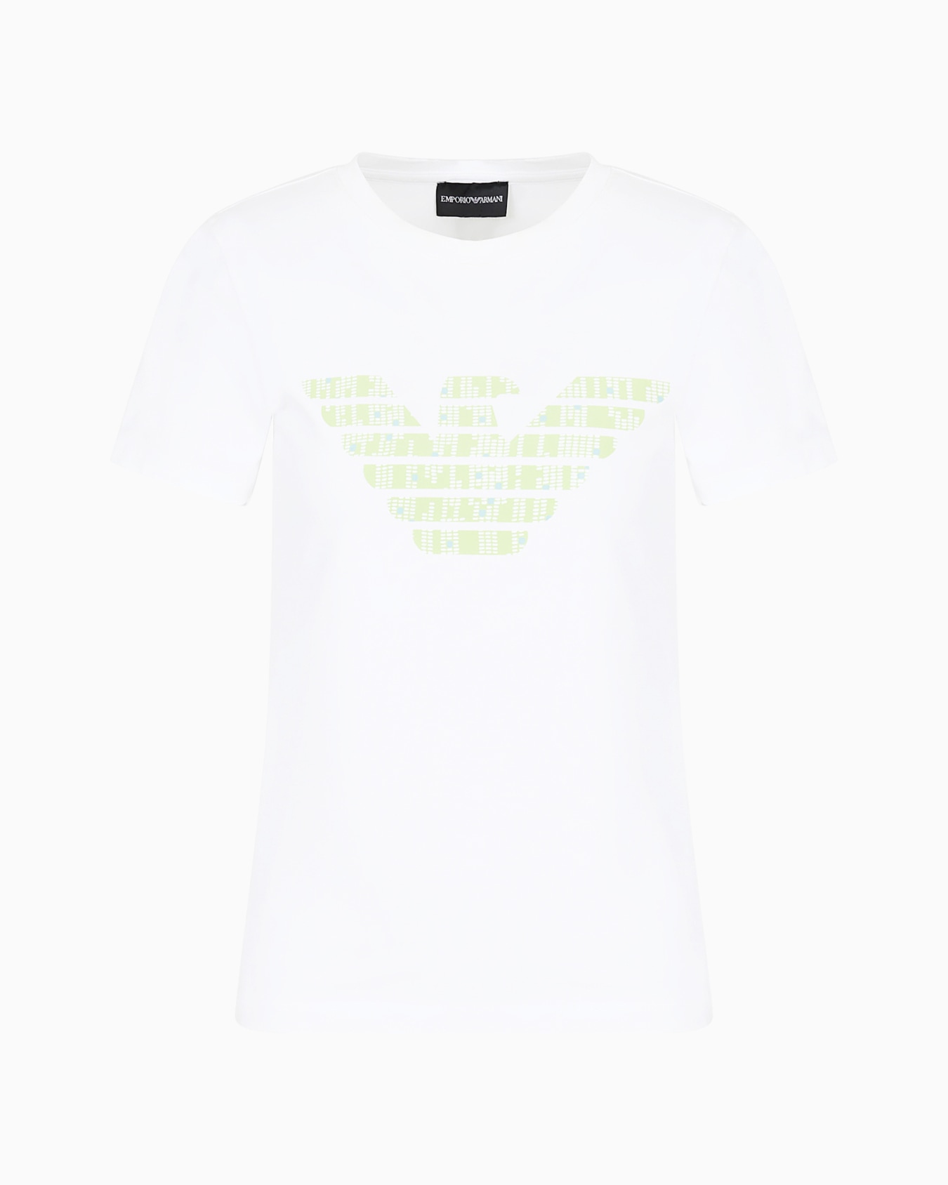 Organic stretch jersey T-shirt with ASV oversized eagle pattern Slide 0