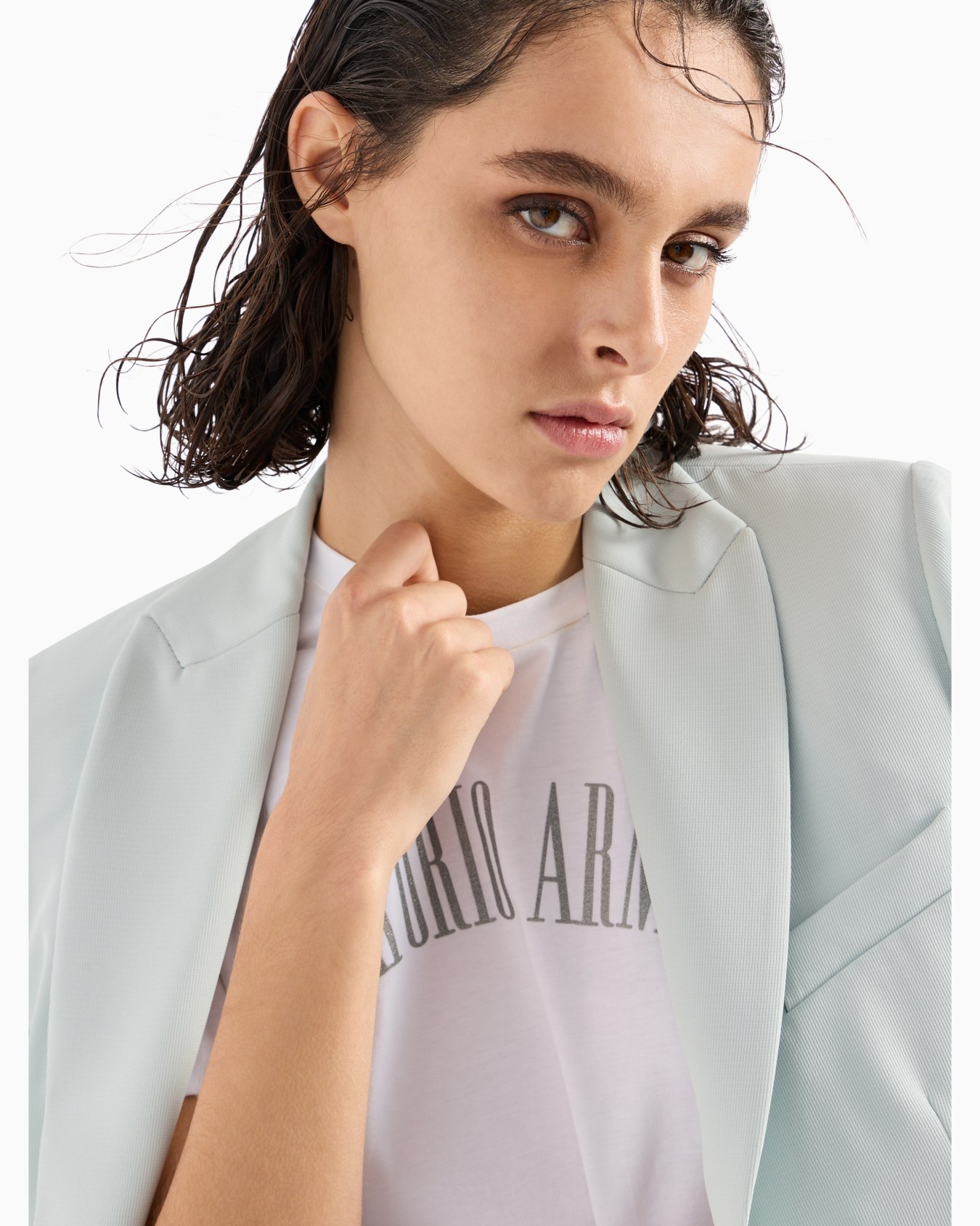 ASV organic jersey T-shirt with glitter logo Diapositiva 4