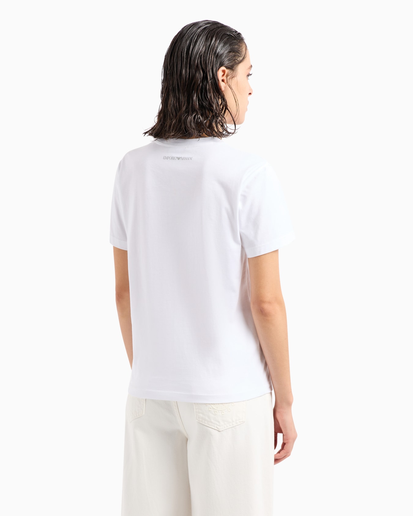 ASV organic jersey T-shirt with glitter logo Diapositiva 2