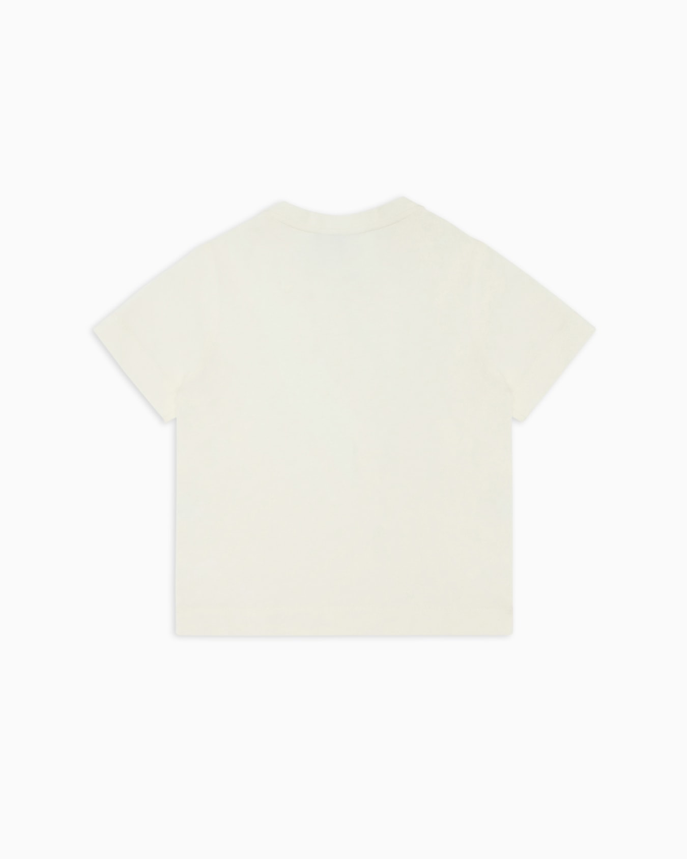 Heavyweight jersey T-shirt with micro eagle Slide 2