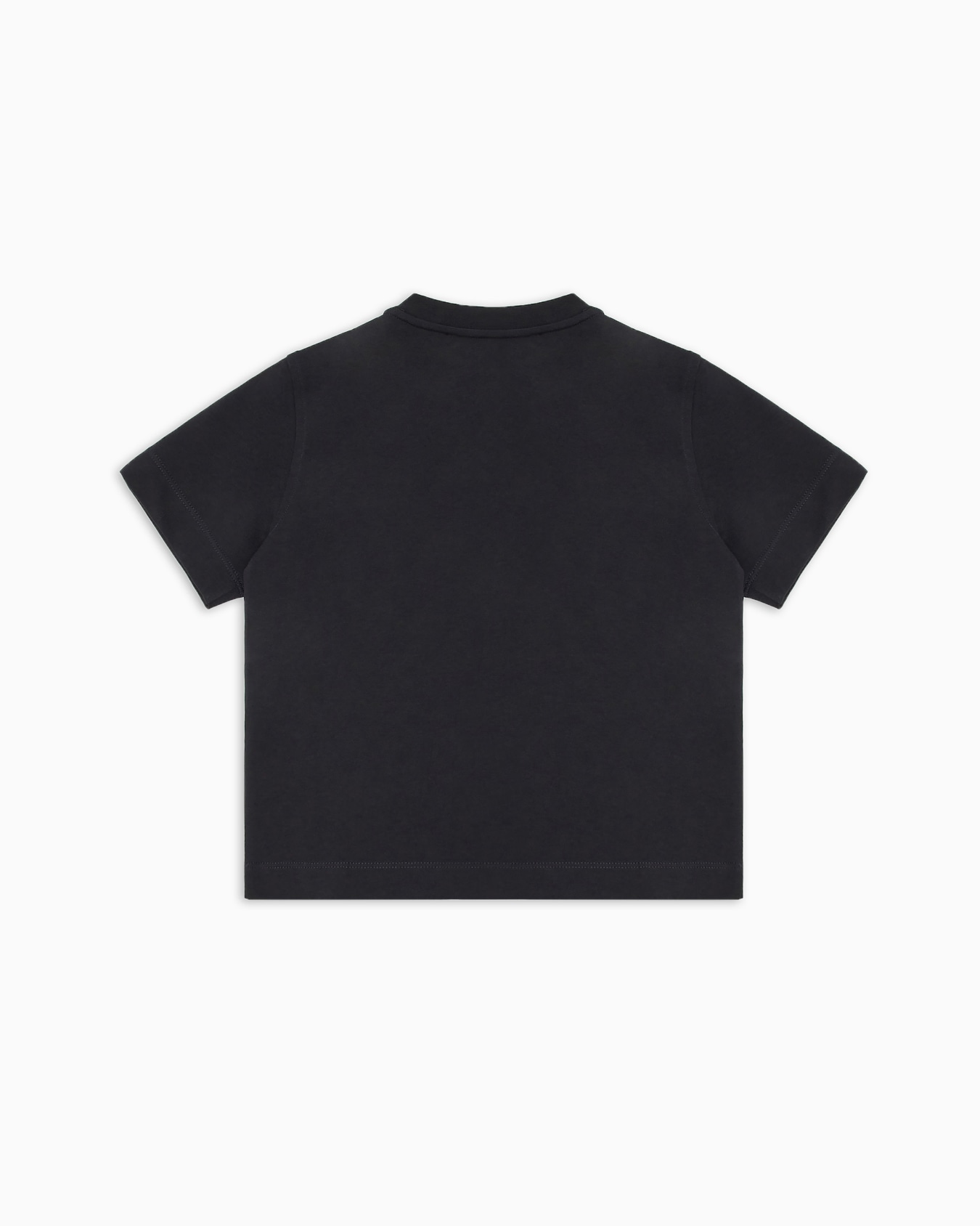 Heavyweight jersey T-shirt with micro eagle Slide 2