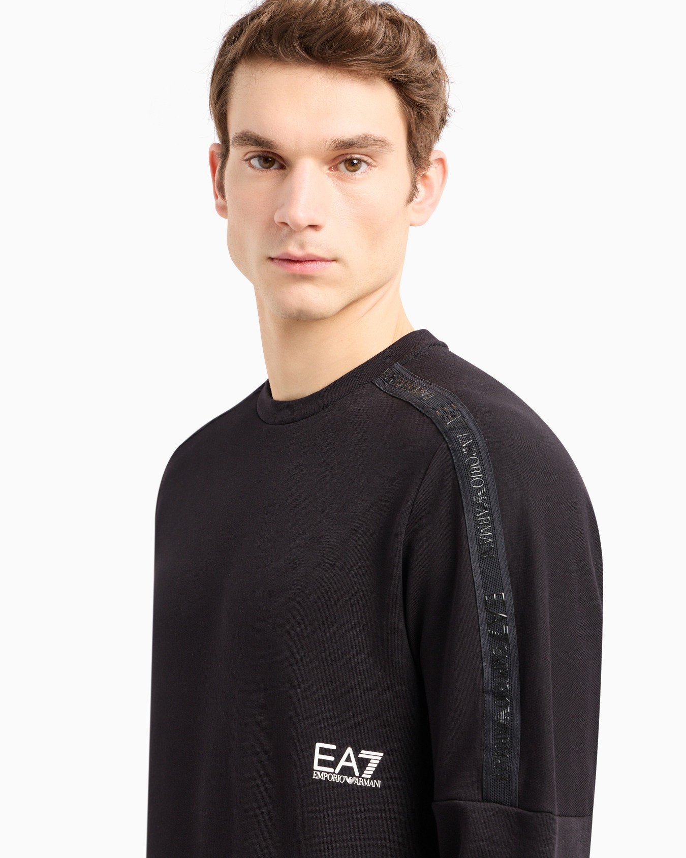 Logo Series cotton crew-neck sweatshirt Slide 4