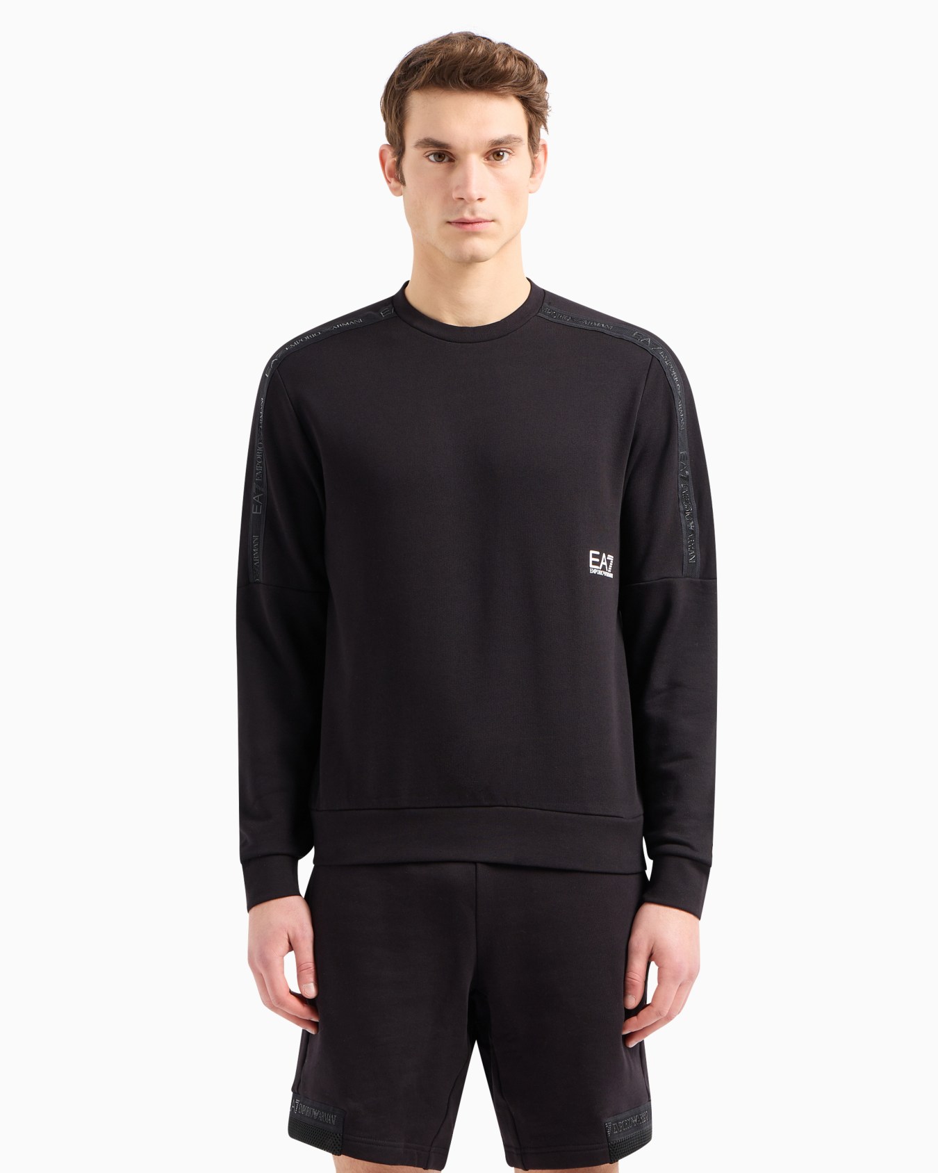 Logo Series cotton crew-neck sweatshirt Slide 1