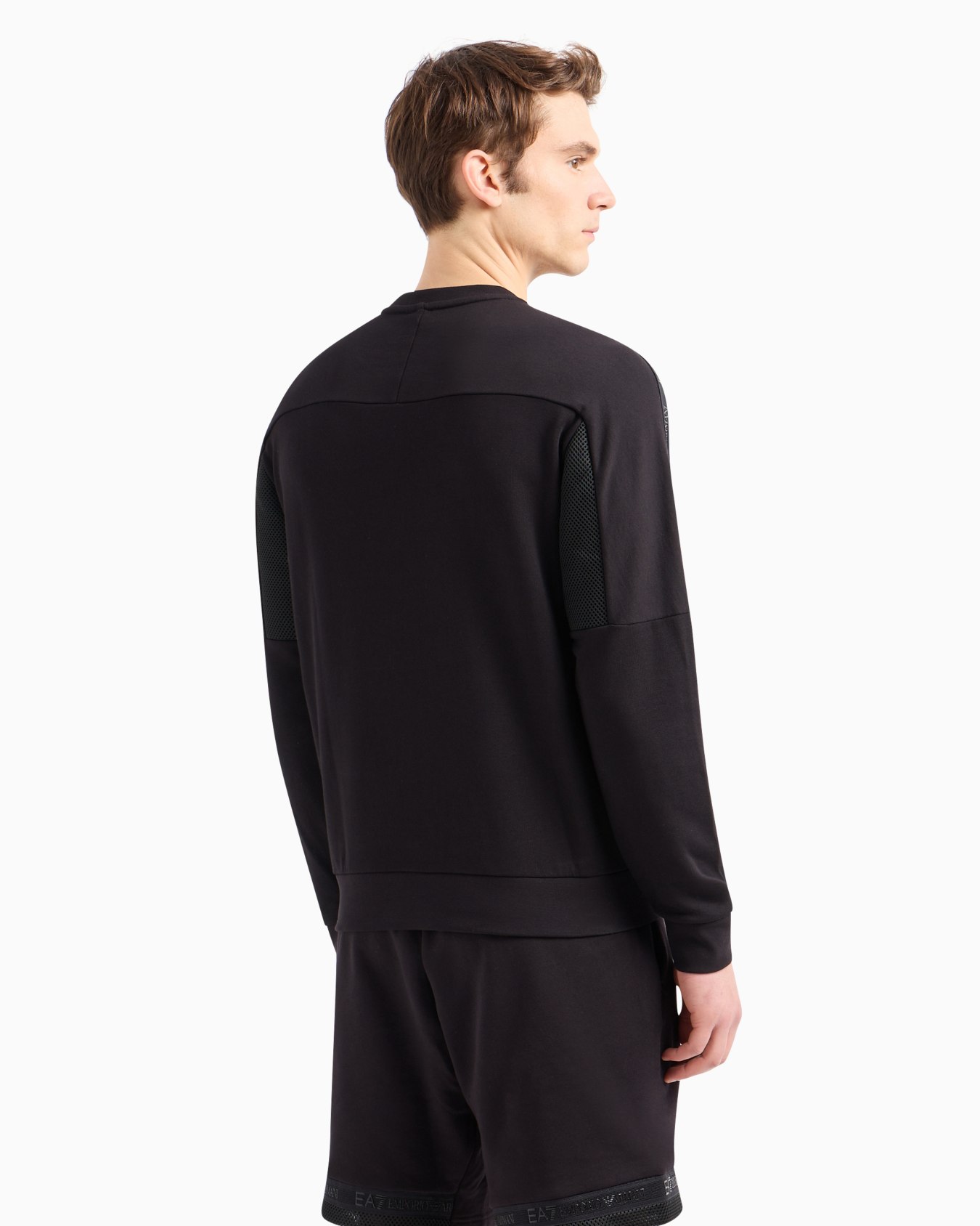Logo Series cotton crew-neck sweatshirt Slide 2