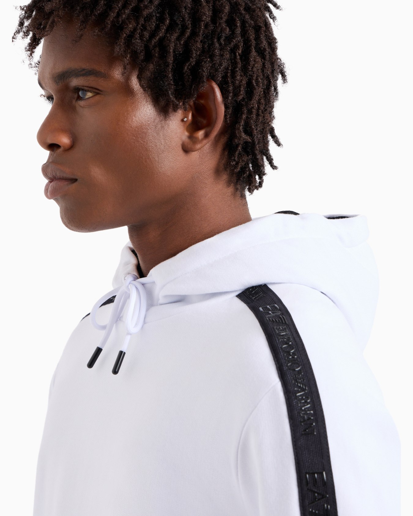 Logo Series hooded cotton sweatshirt Slide 4