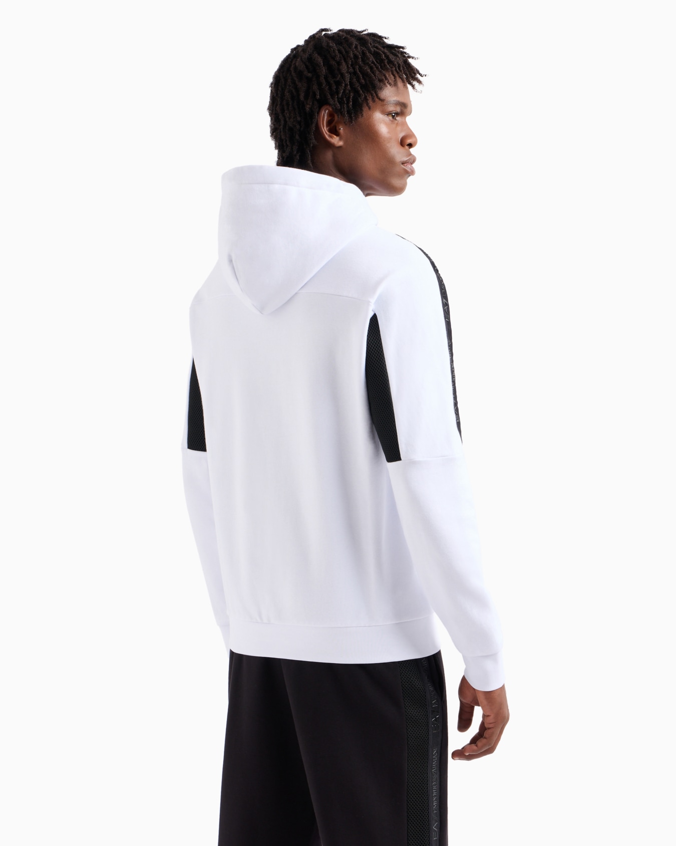 Logo Series hooded cotton sweatshirt Slide 2
