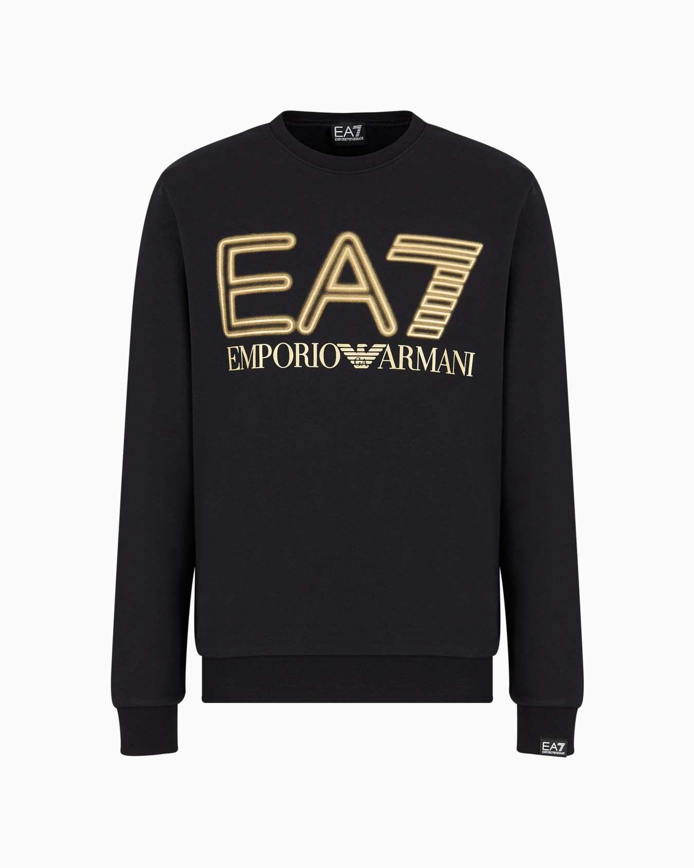 Logo Series cotton crew-neck sweatshirt Diapositiva 0