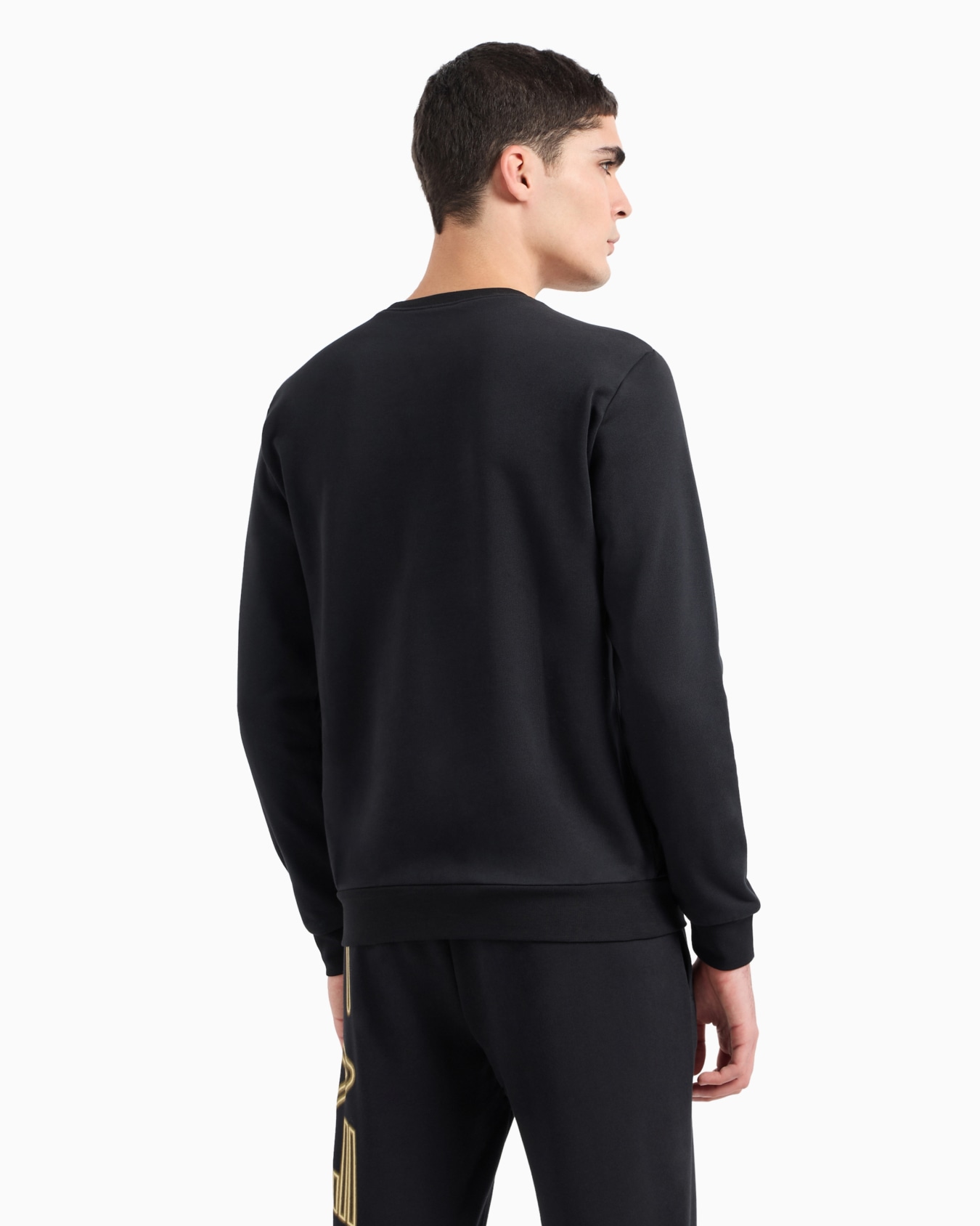 Logo Series cotton crew-neck sweatshirt Diapositiva 2