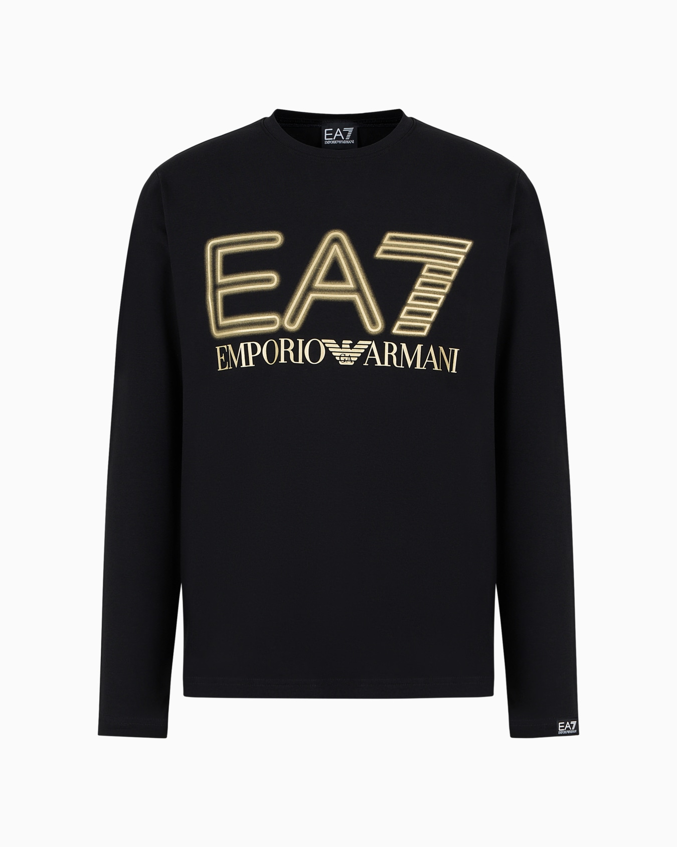 Logo Series stretch-cotton long-sleeved T-shirt Slide 0