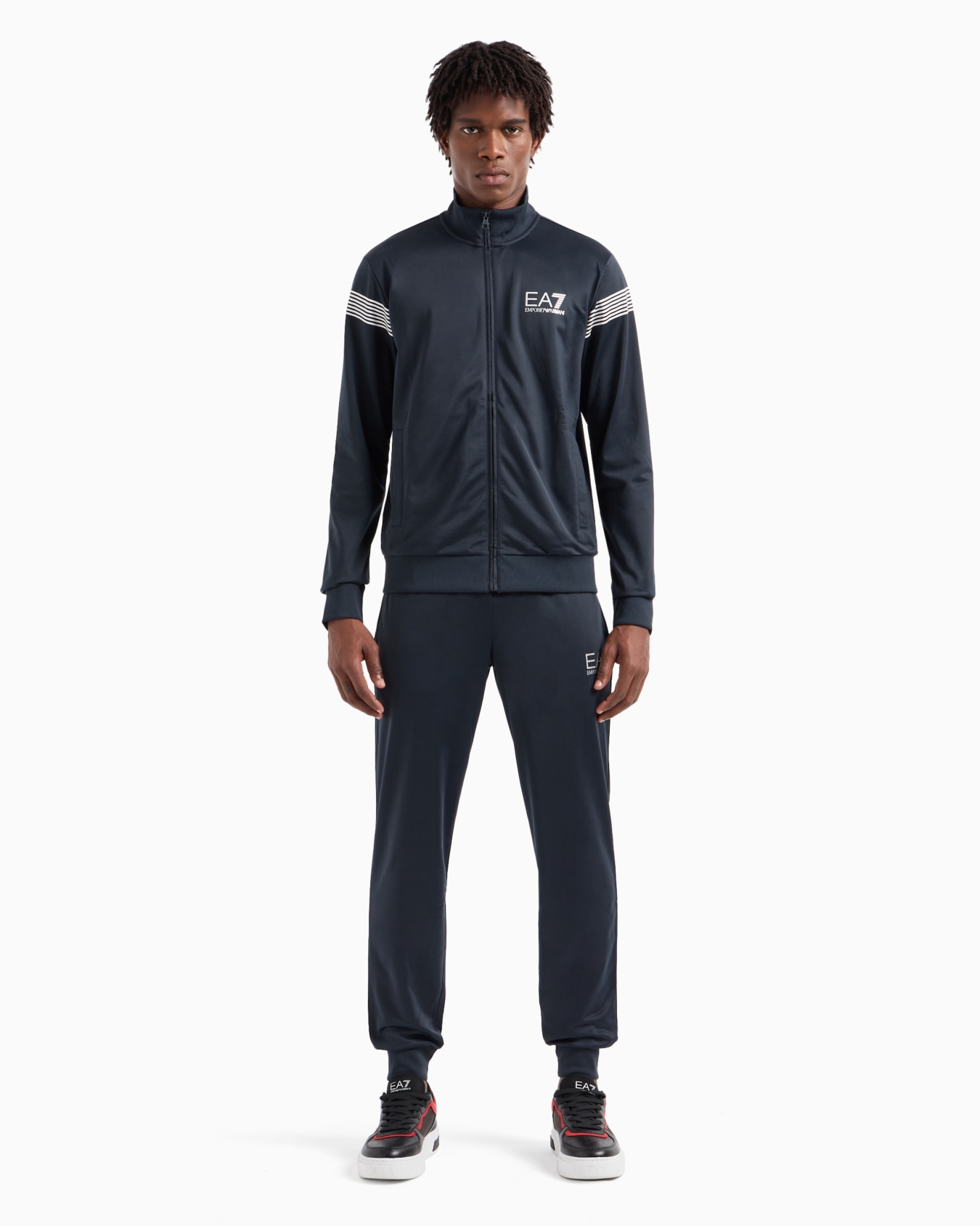 7 Lines tracksuit in technical fabric Slide 1