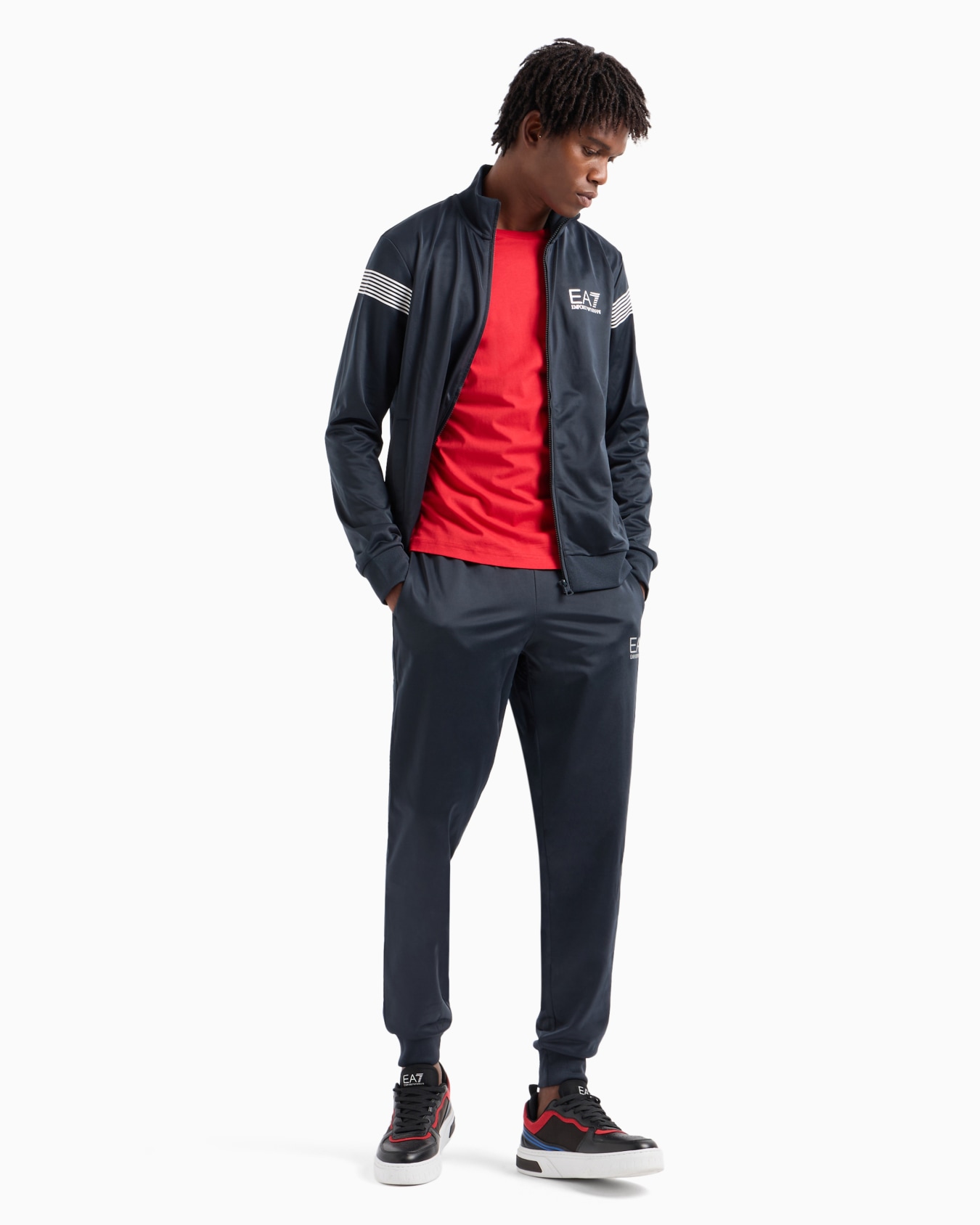 7 Lines tracksuit in technical fabric Slide 3
