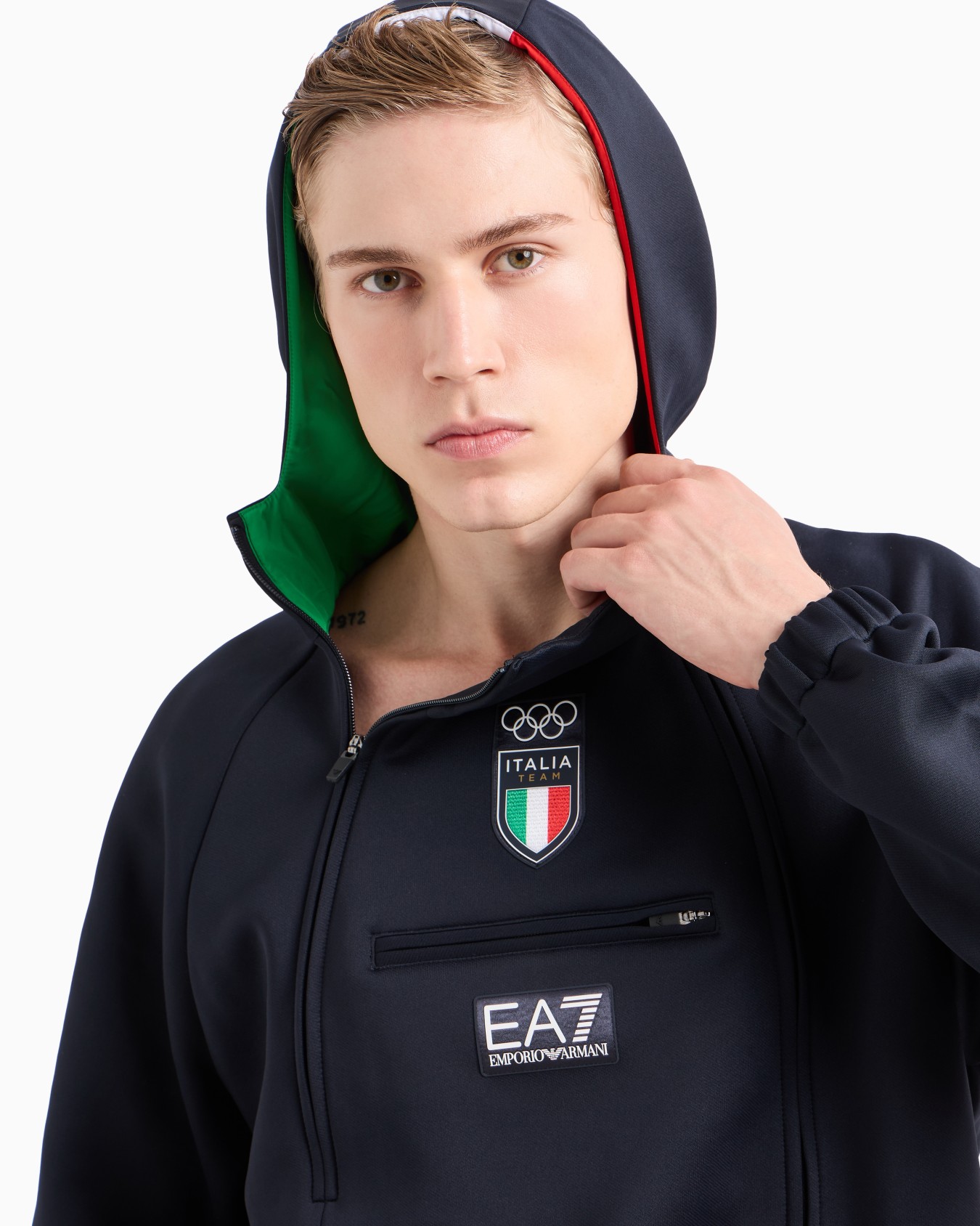 Chándal de hombre Italia Team para la ceremonia de apertura de los Juegos Olímpicos Paris 2024 Diapositiva 5