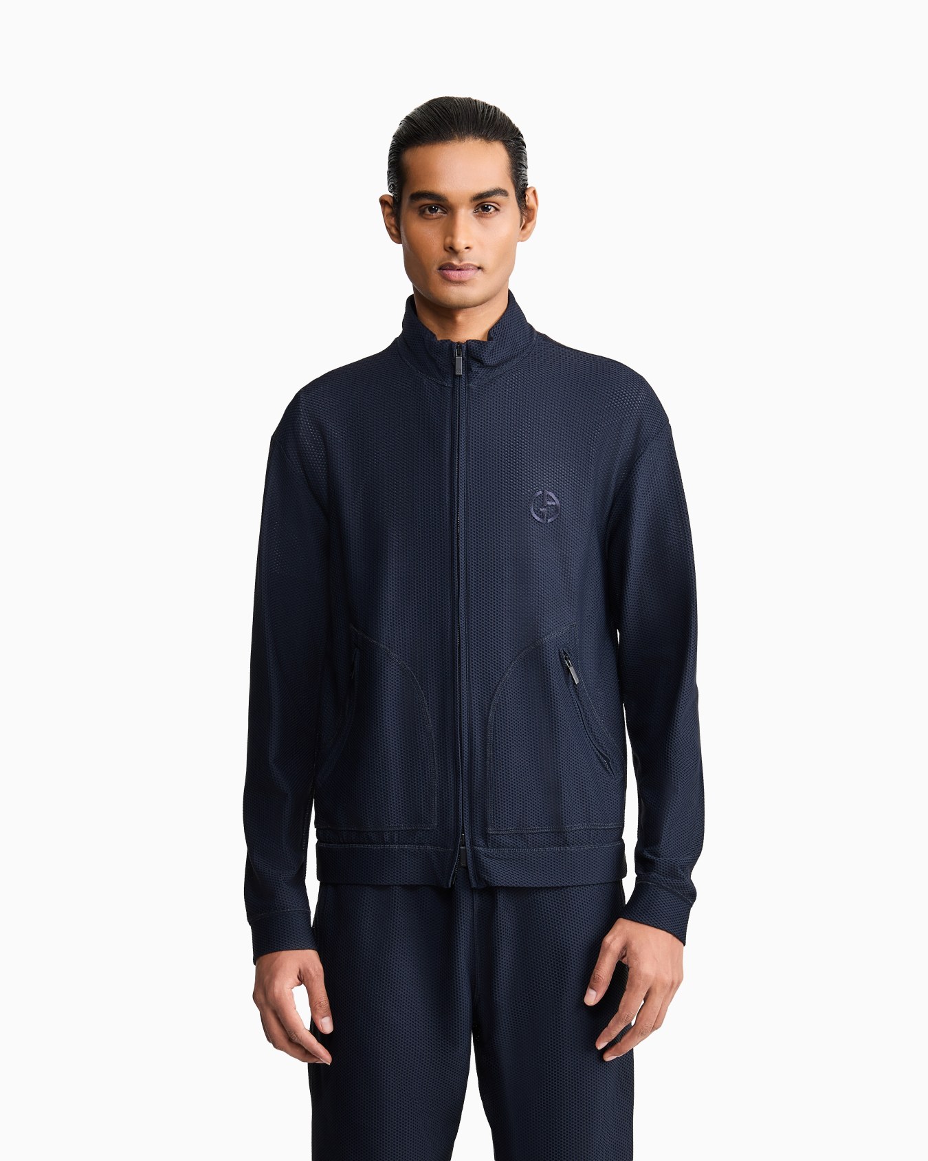 Stretch jersey blouson Slide 3