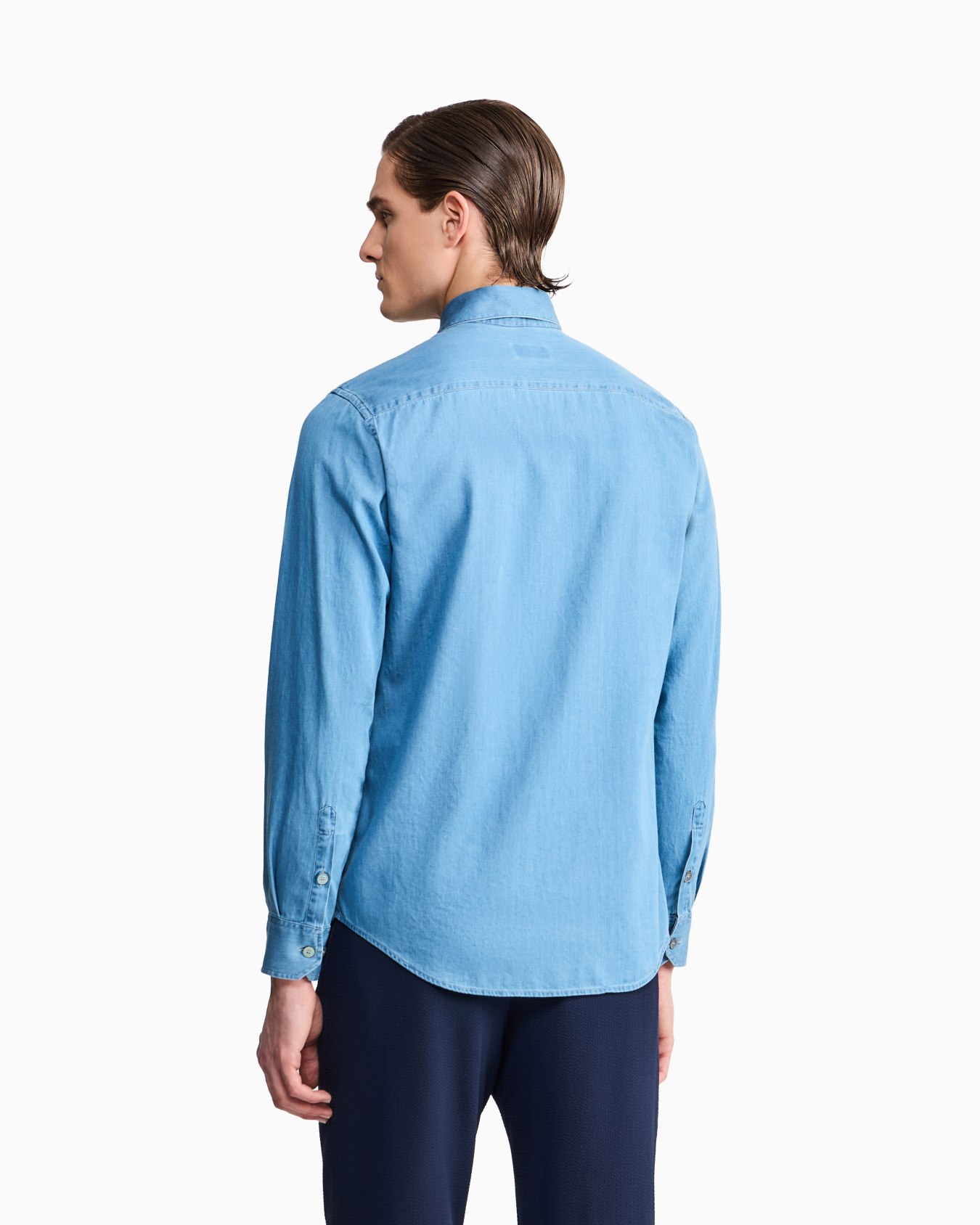 Denim Collection cotton denim shirt Slide 5