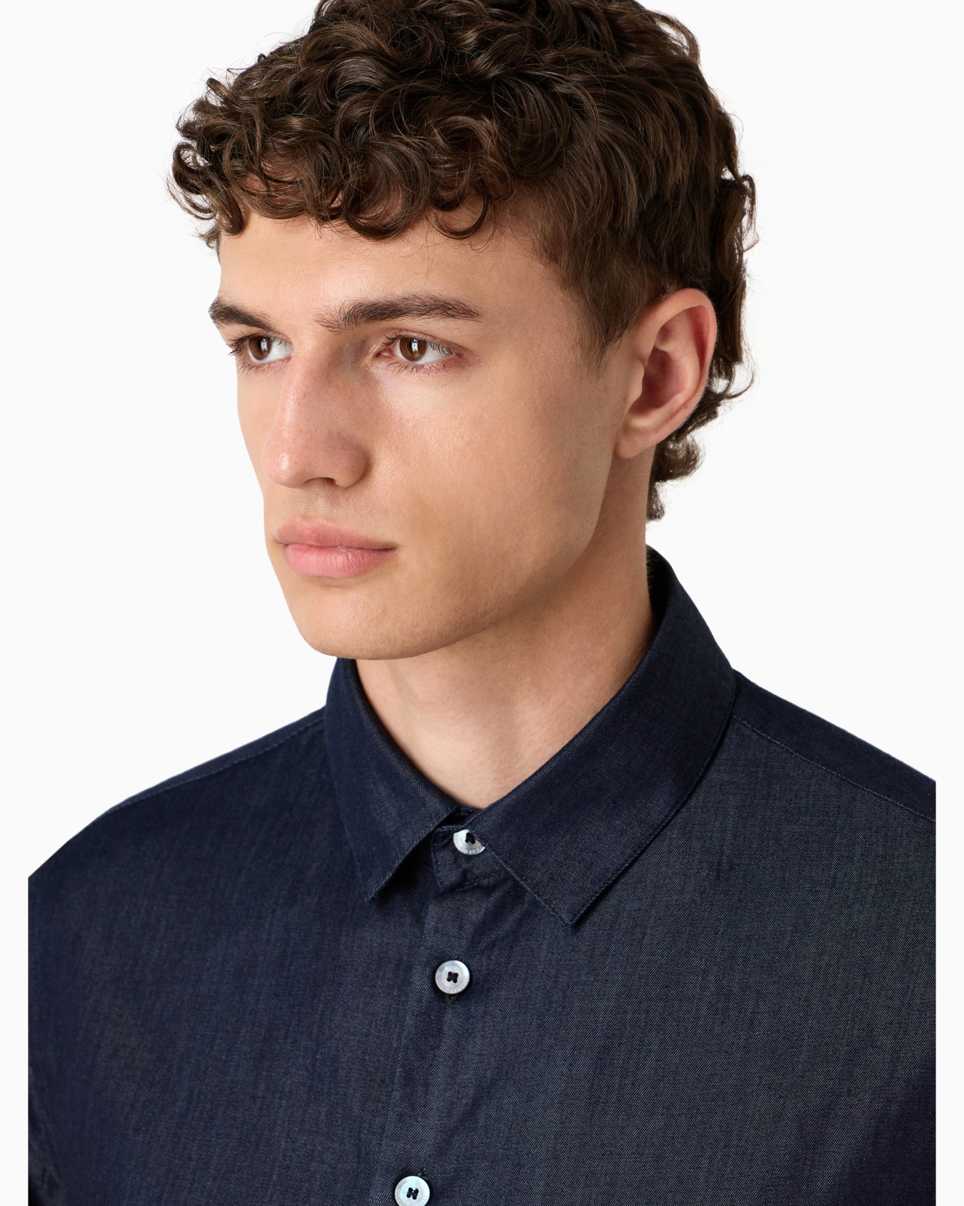Denim Collection cotton denim shirt Slide 5