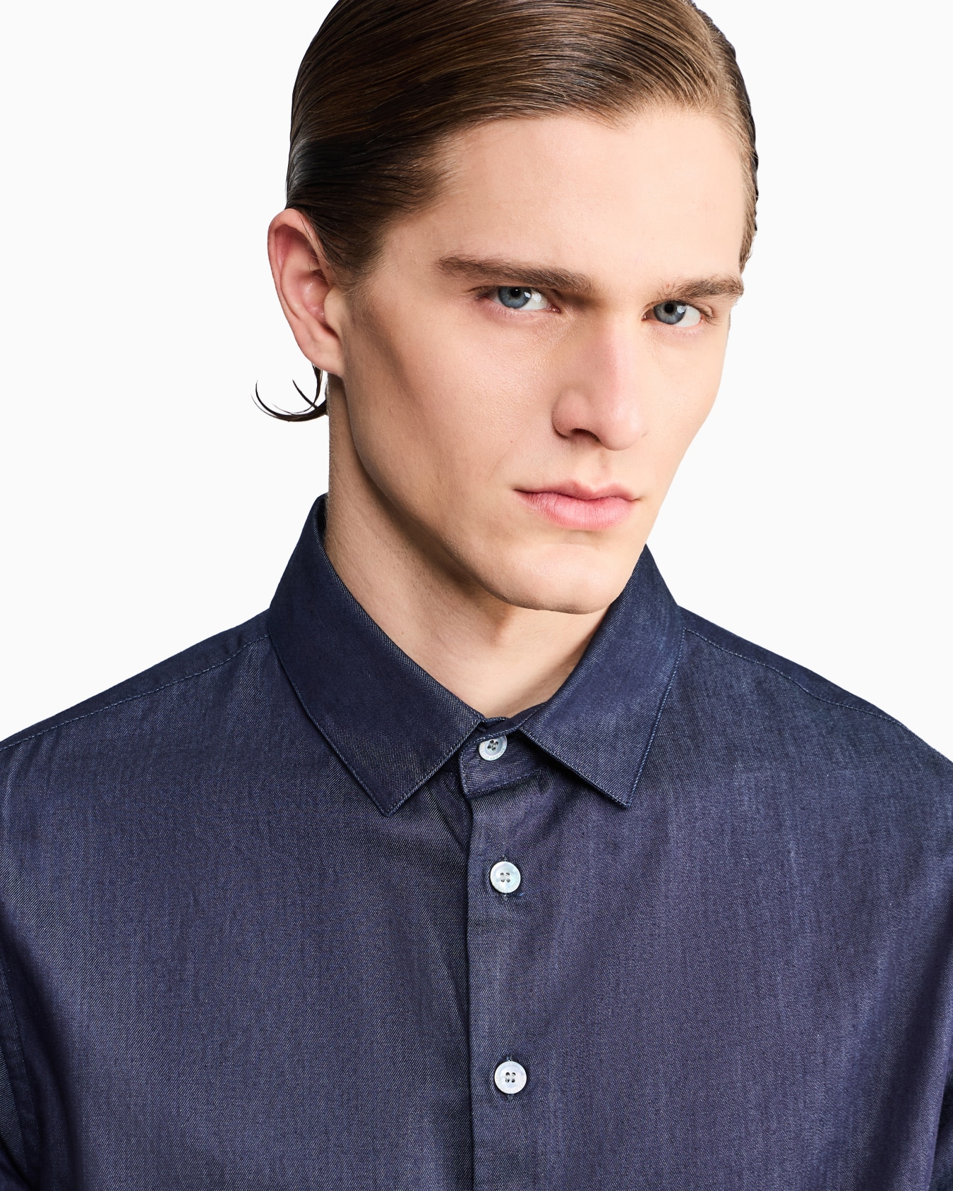 Denim Collection cotton denim shirt Slide 6