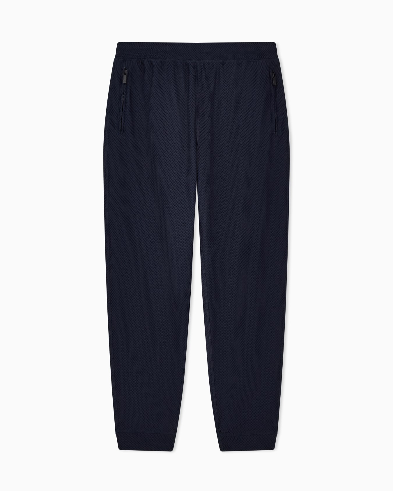 Stretch jersey flat-front trousers Slide 0
