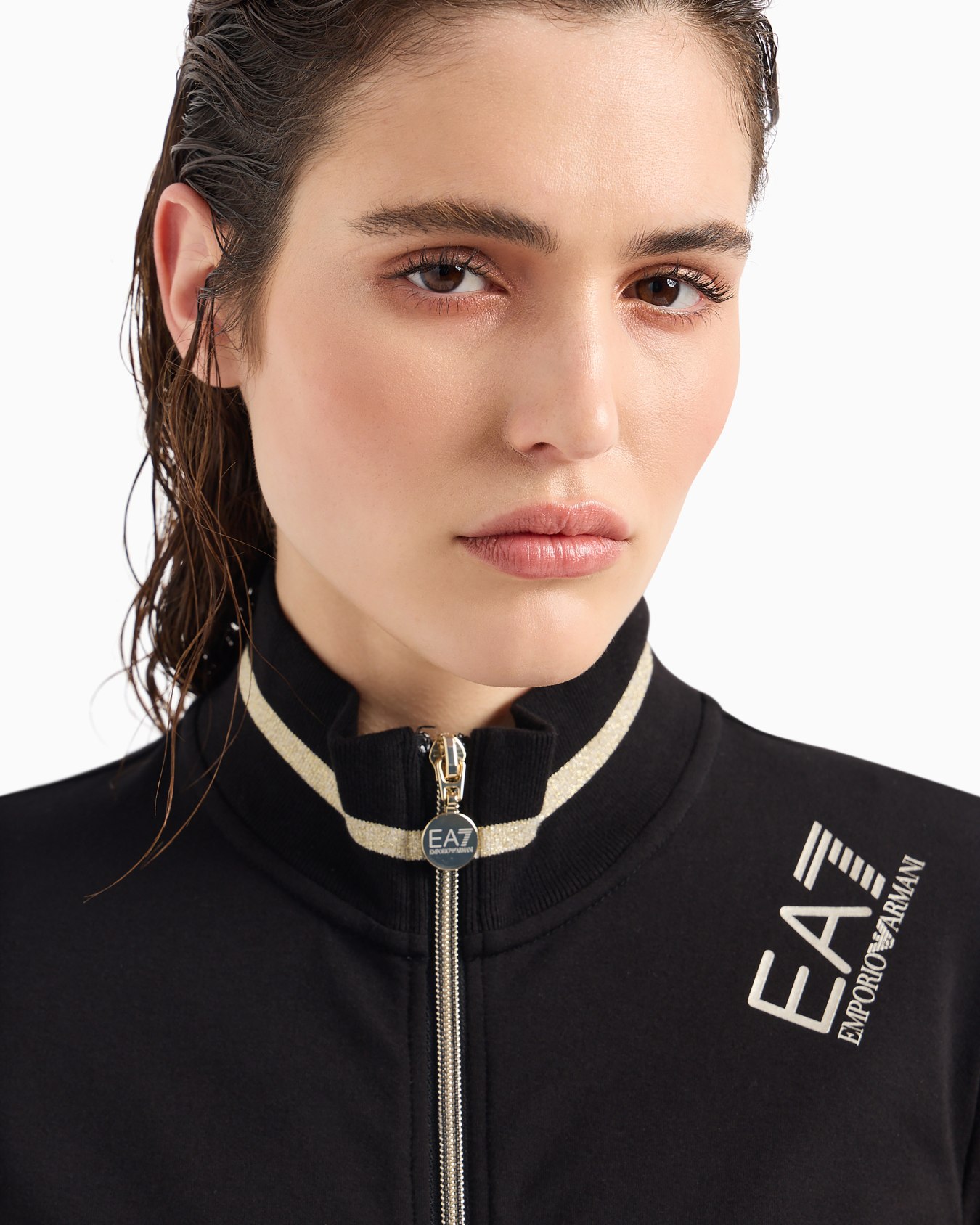 Core Lady stretch-cotton tracksuit Slide 4