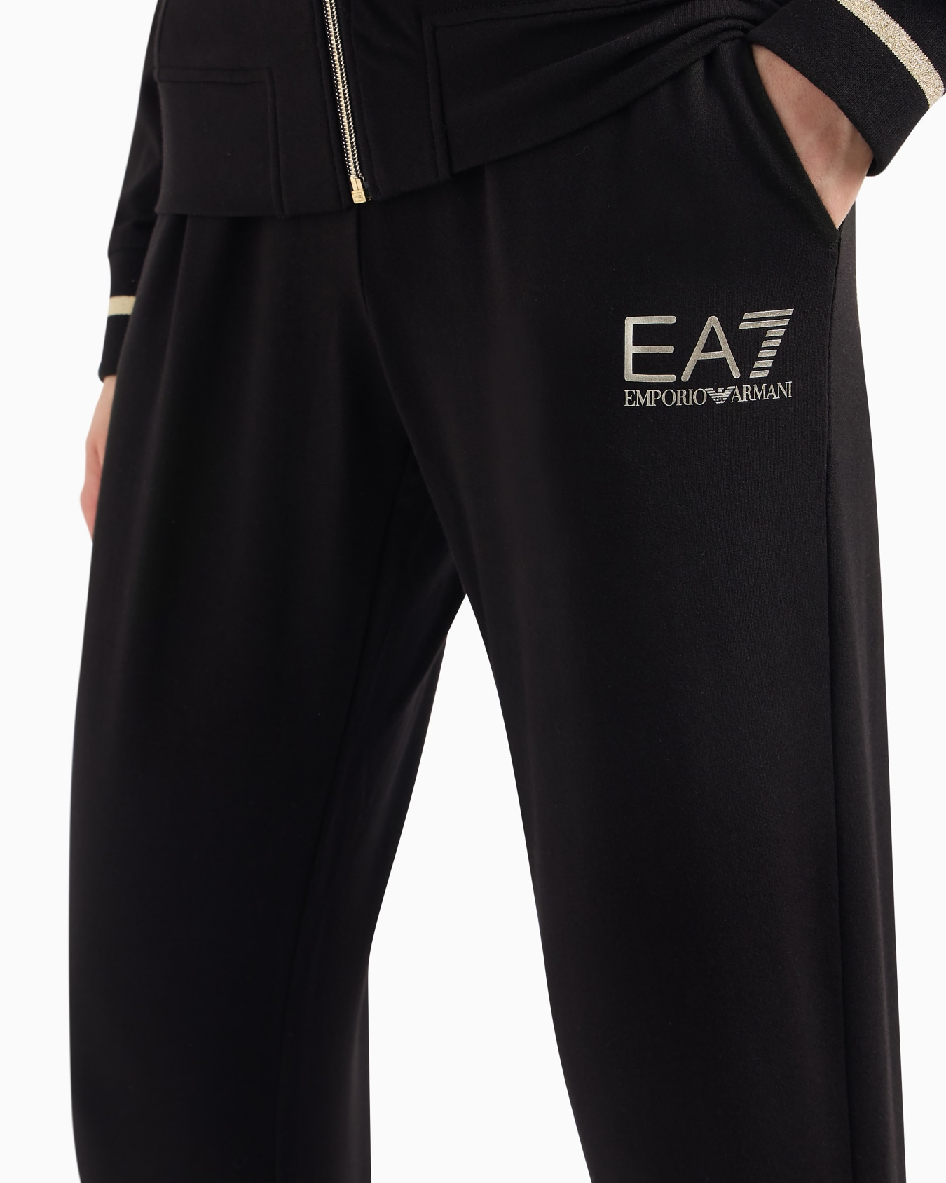 Core Lady stretch-cotton tracksuit Slide 5