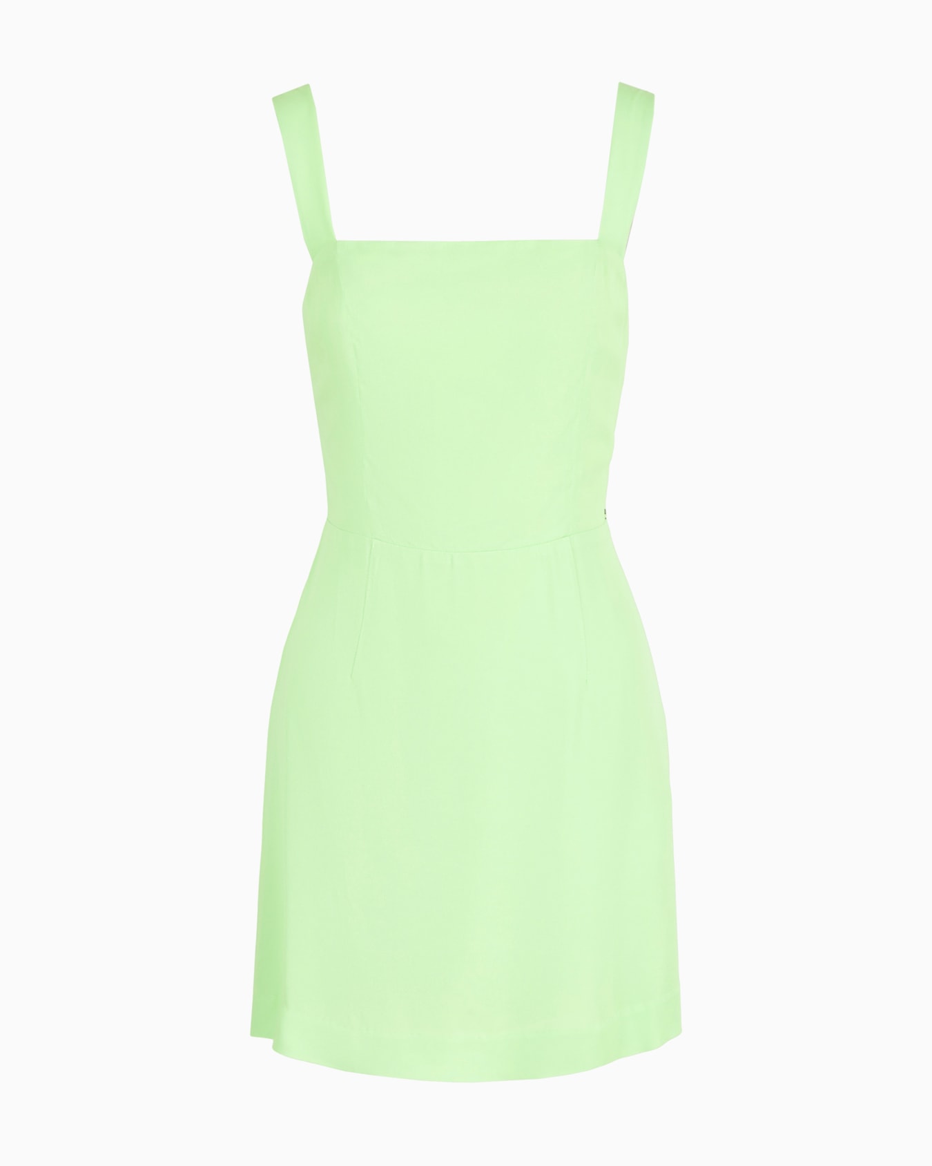 Short georgette sheath dress Diapositiva 0
