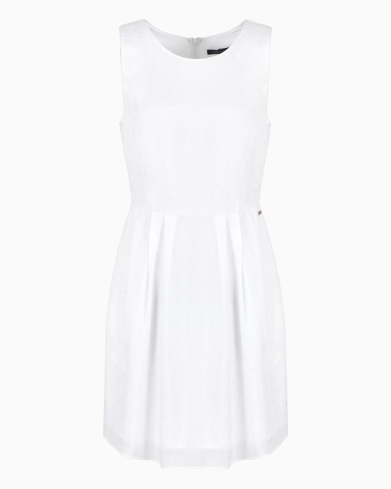 ビスコースサテン ノースリーブワンピース スライドする 0