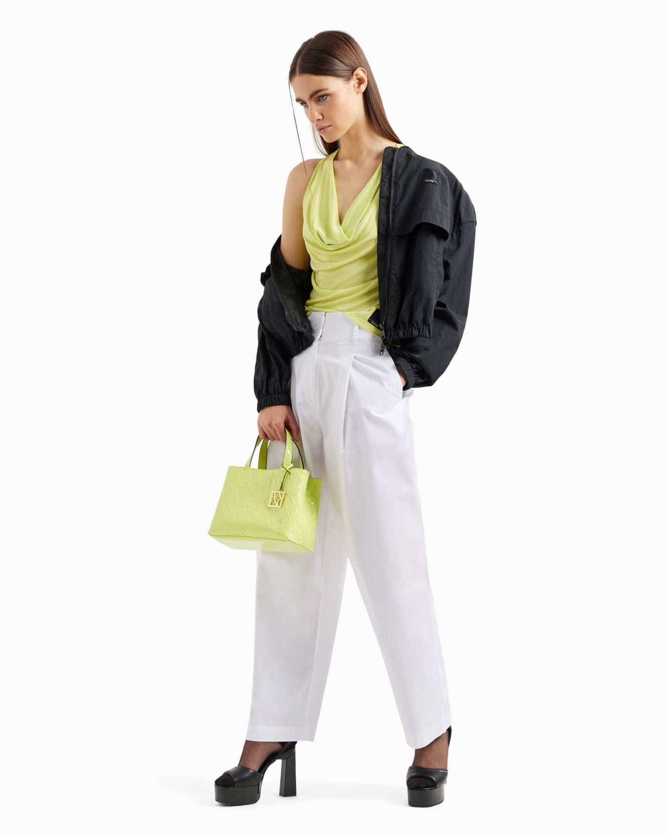 Blouson in coated fabric Diapositiva 3