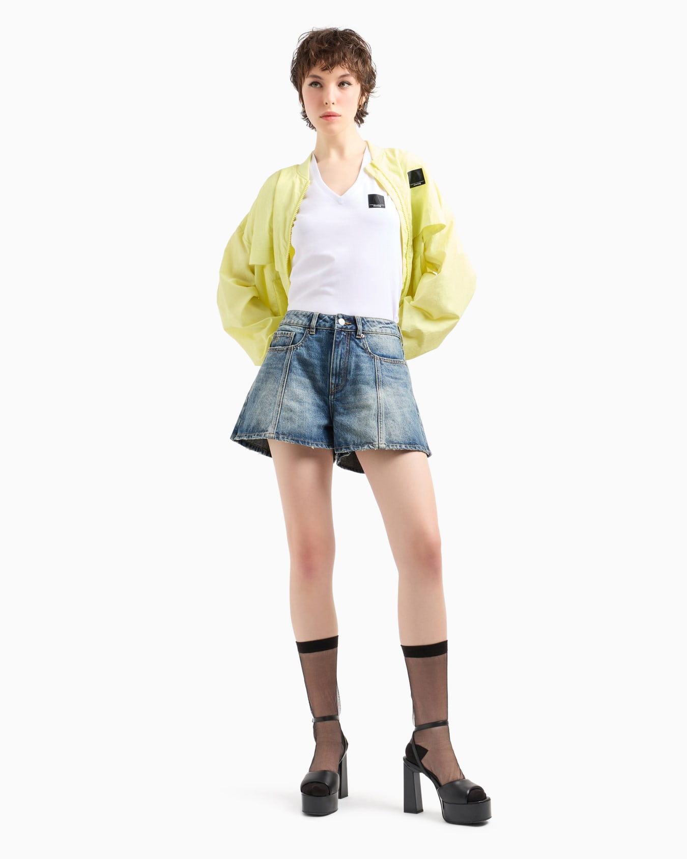 Blouson in coated fabric Diapositiva 3